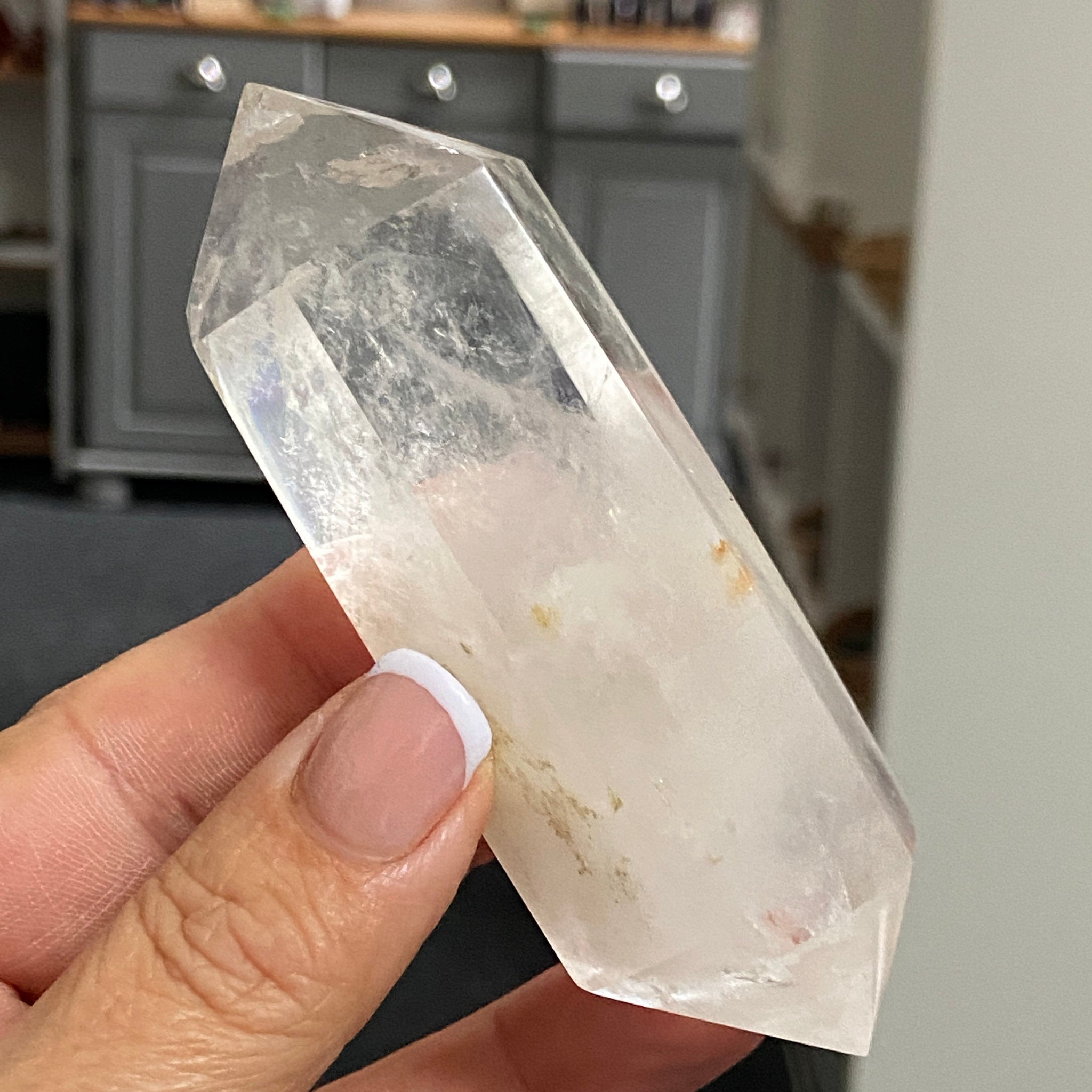 Double Terminated Quartz with Phantoms & Manifestation Growth