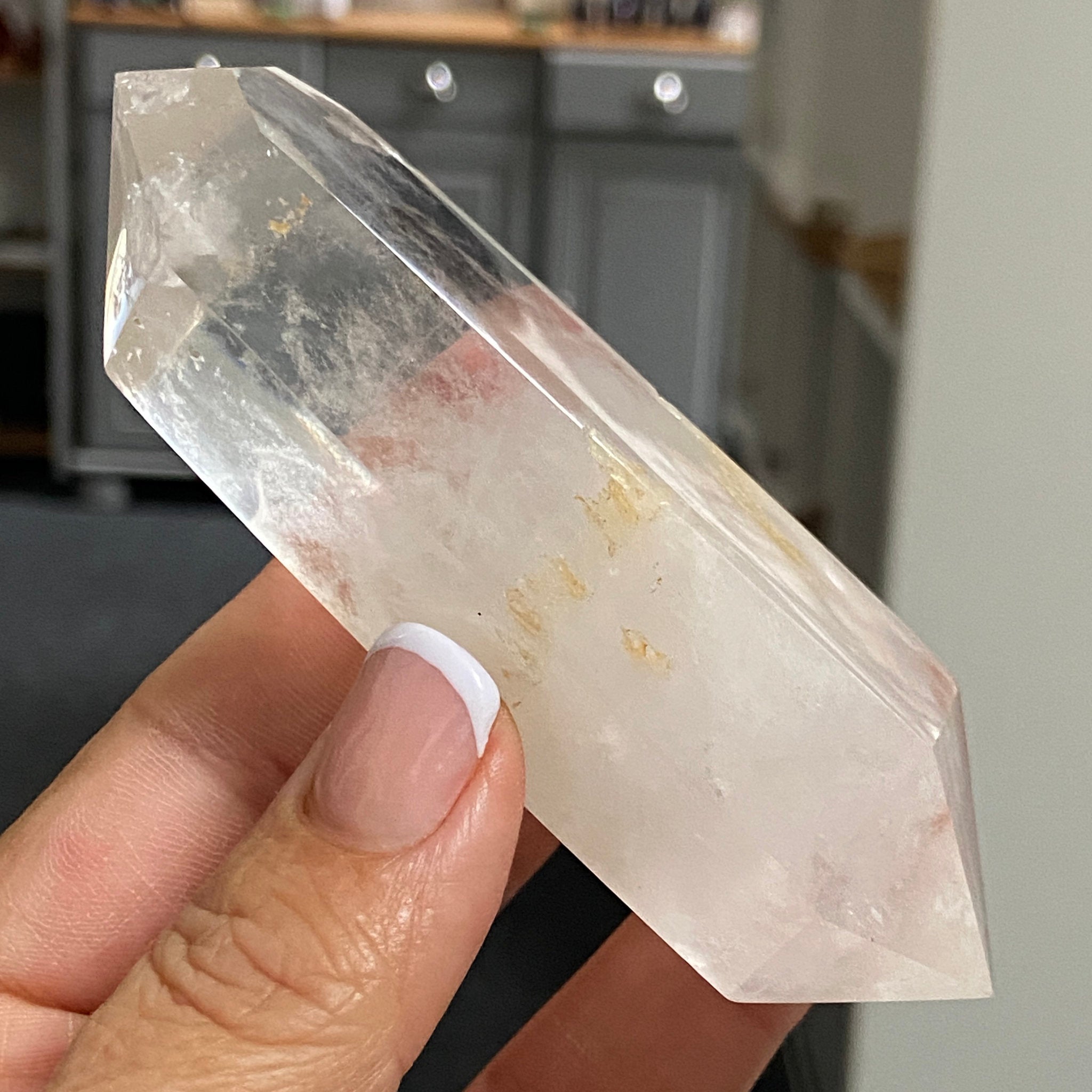 Double Terminated Quartz with Phantoms & Manifestation Growth