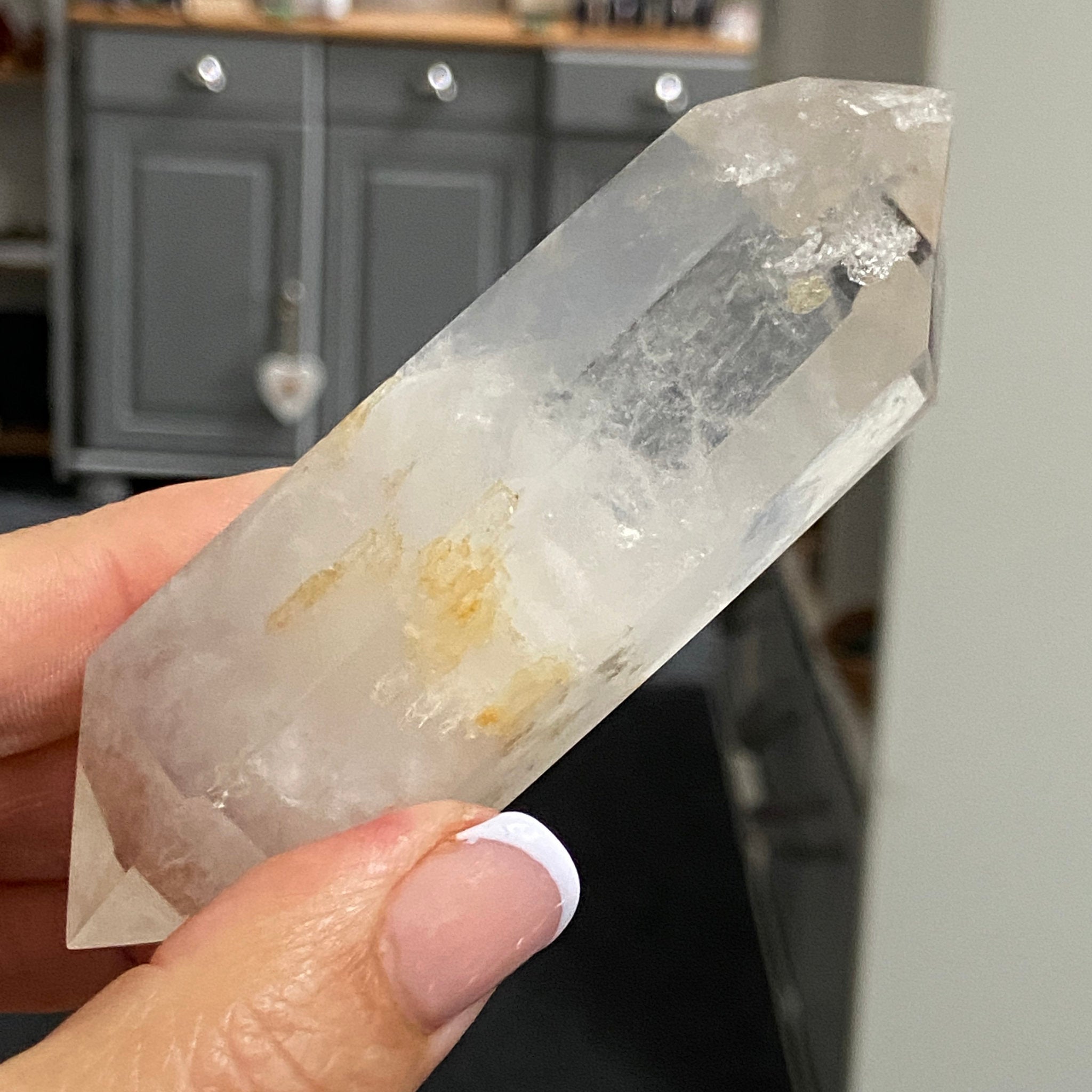 Double Terminated Quartz with Phantoms & Manifestation Growth