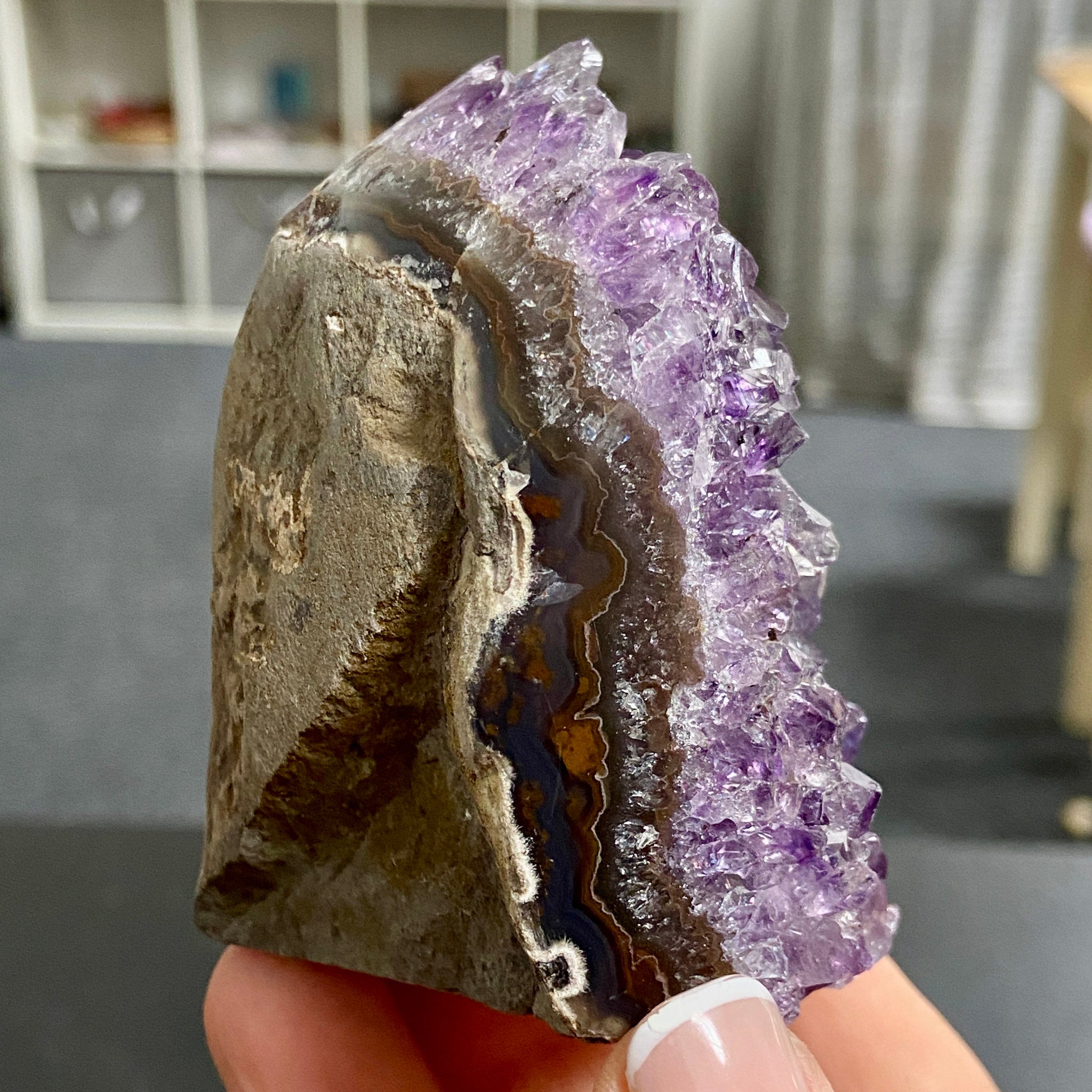 Uruguayan Amethyst Cut Base