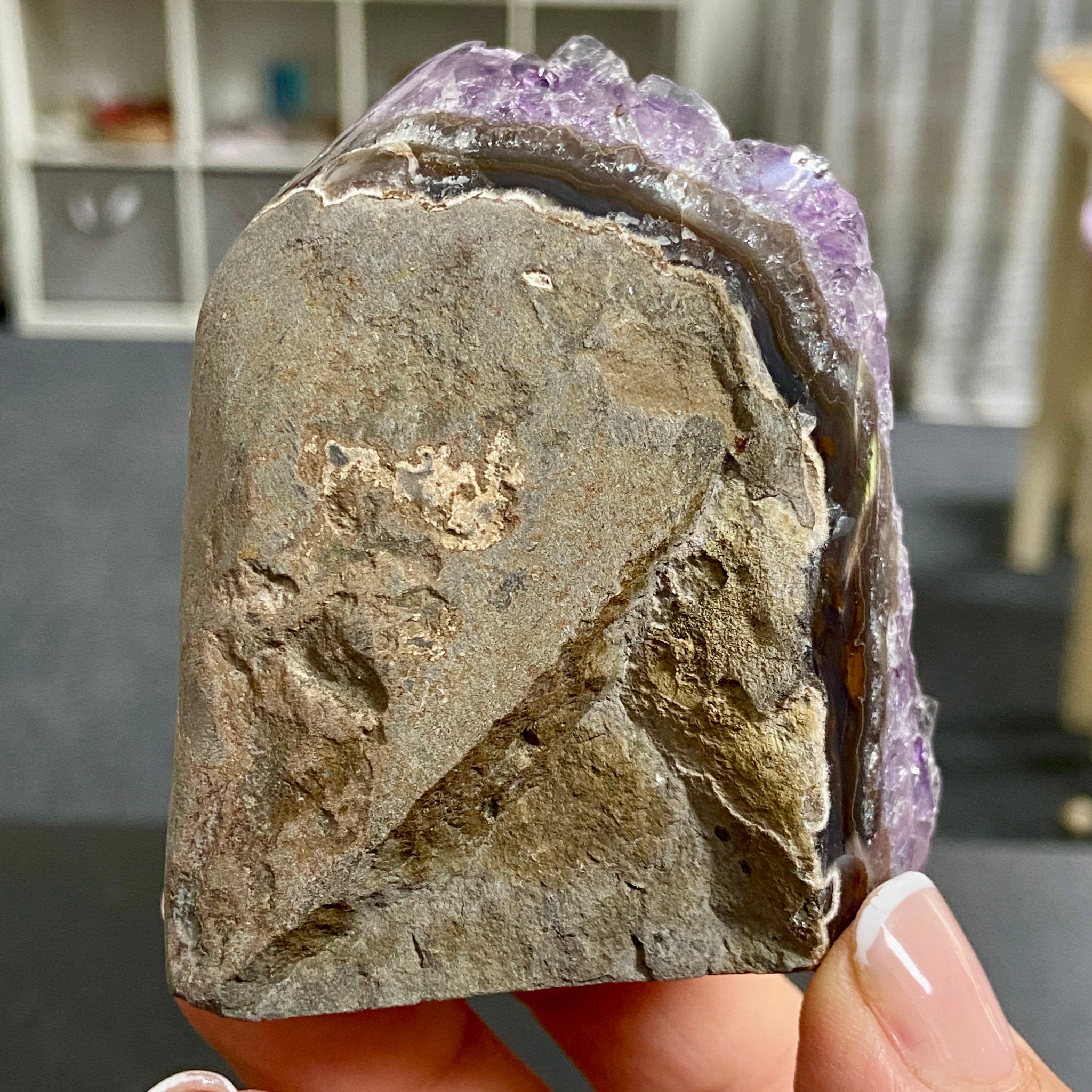 Uruguayan Amethyst Cut Base