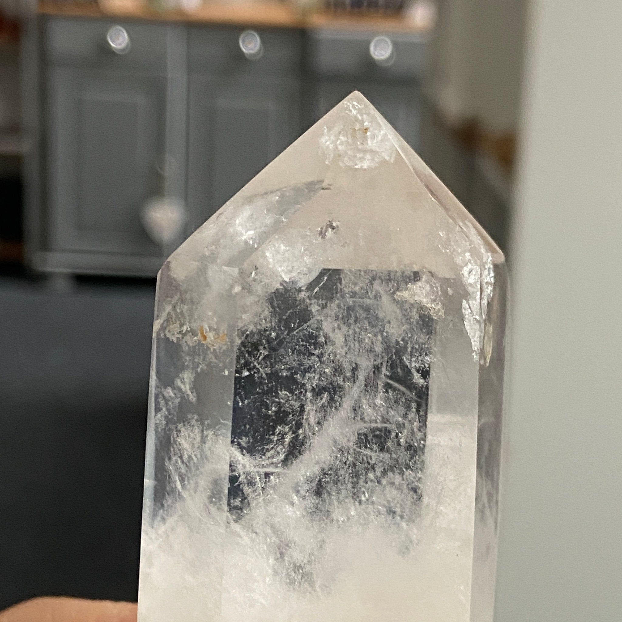 Double Terminated Quartz with Phantoms & Manifestation Growth