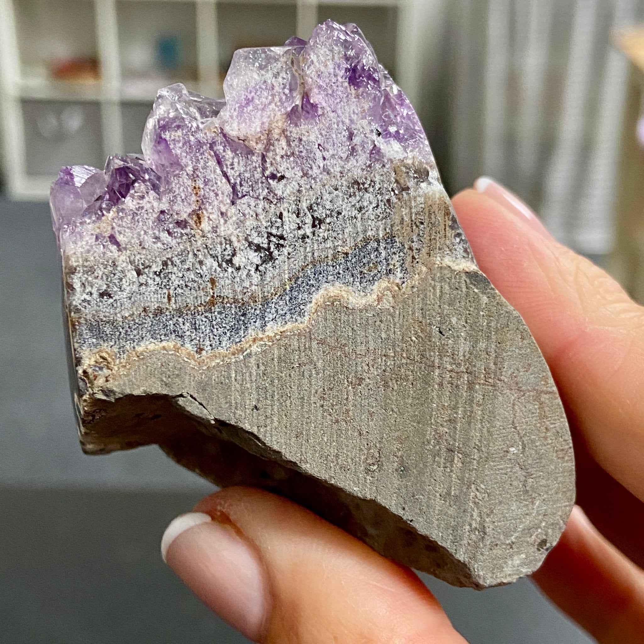 Uruguayan Amethyst Cut Base