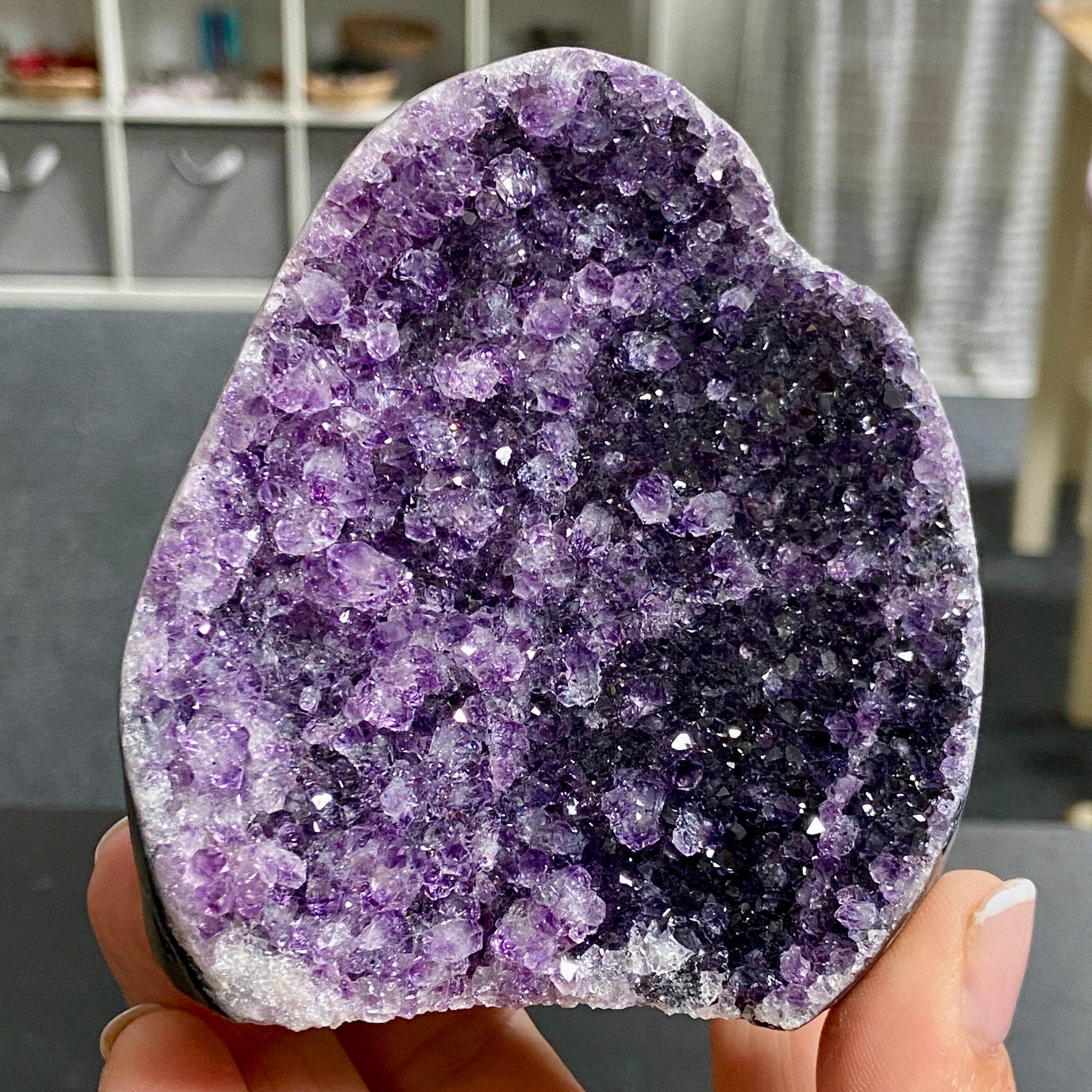 Uruguayan Amethyst Cut Base