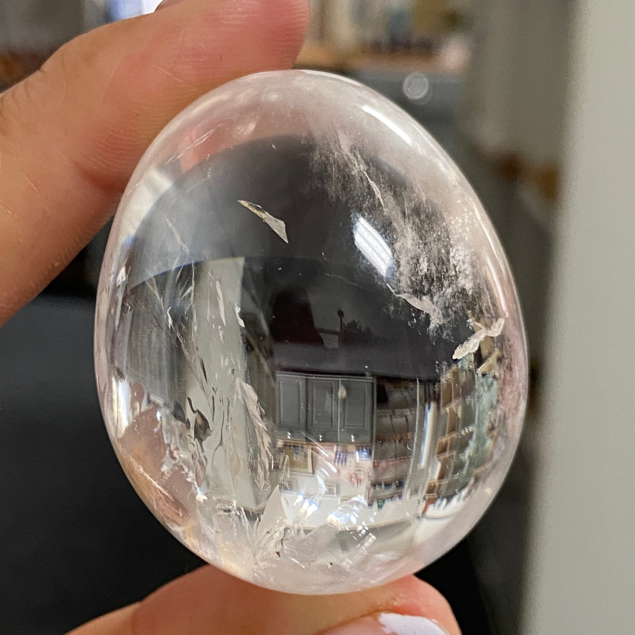 Clear Quartz Egg - Madagascar