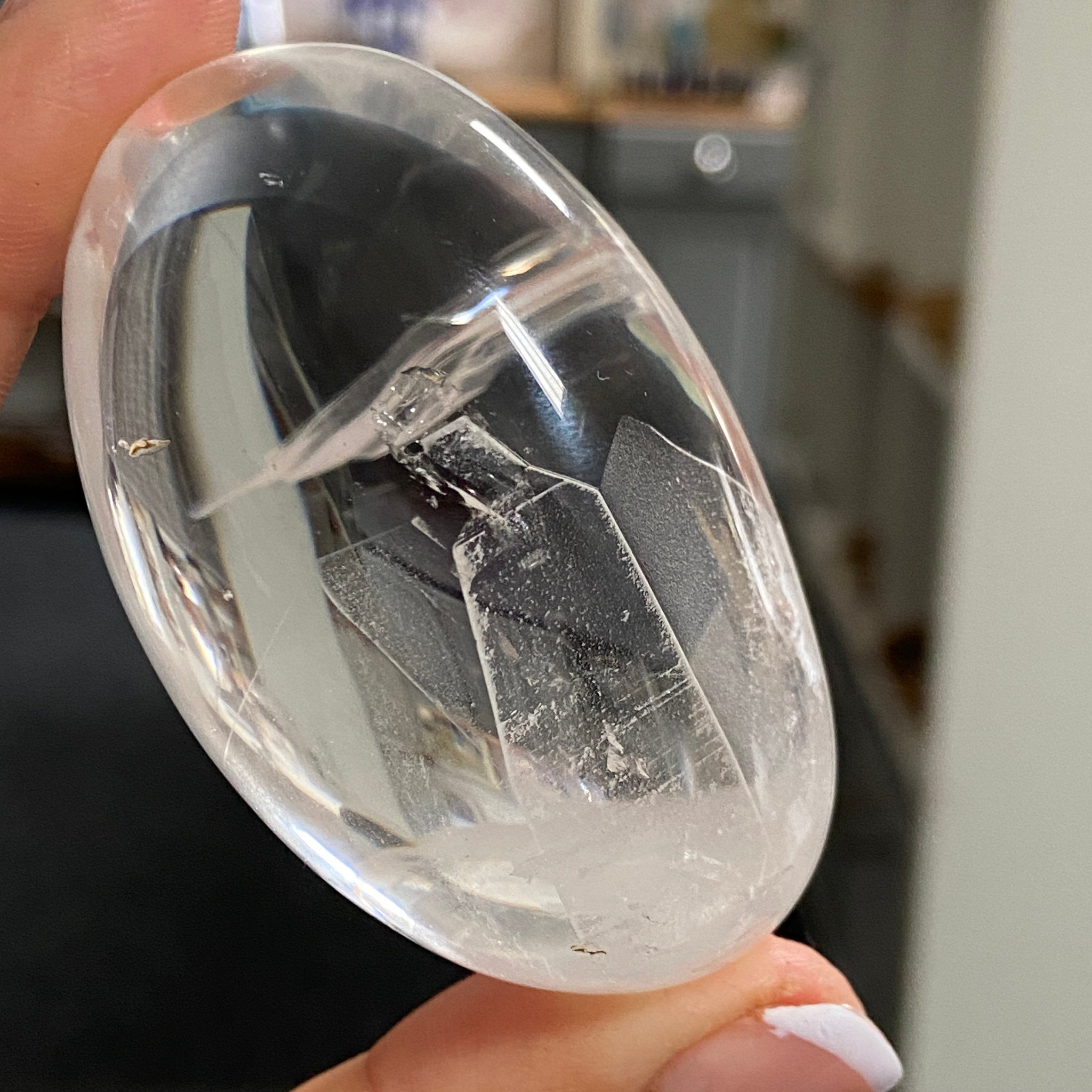 Clear Quartz Freeform with Phantom Inclusions – Madagascar