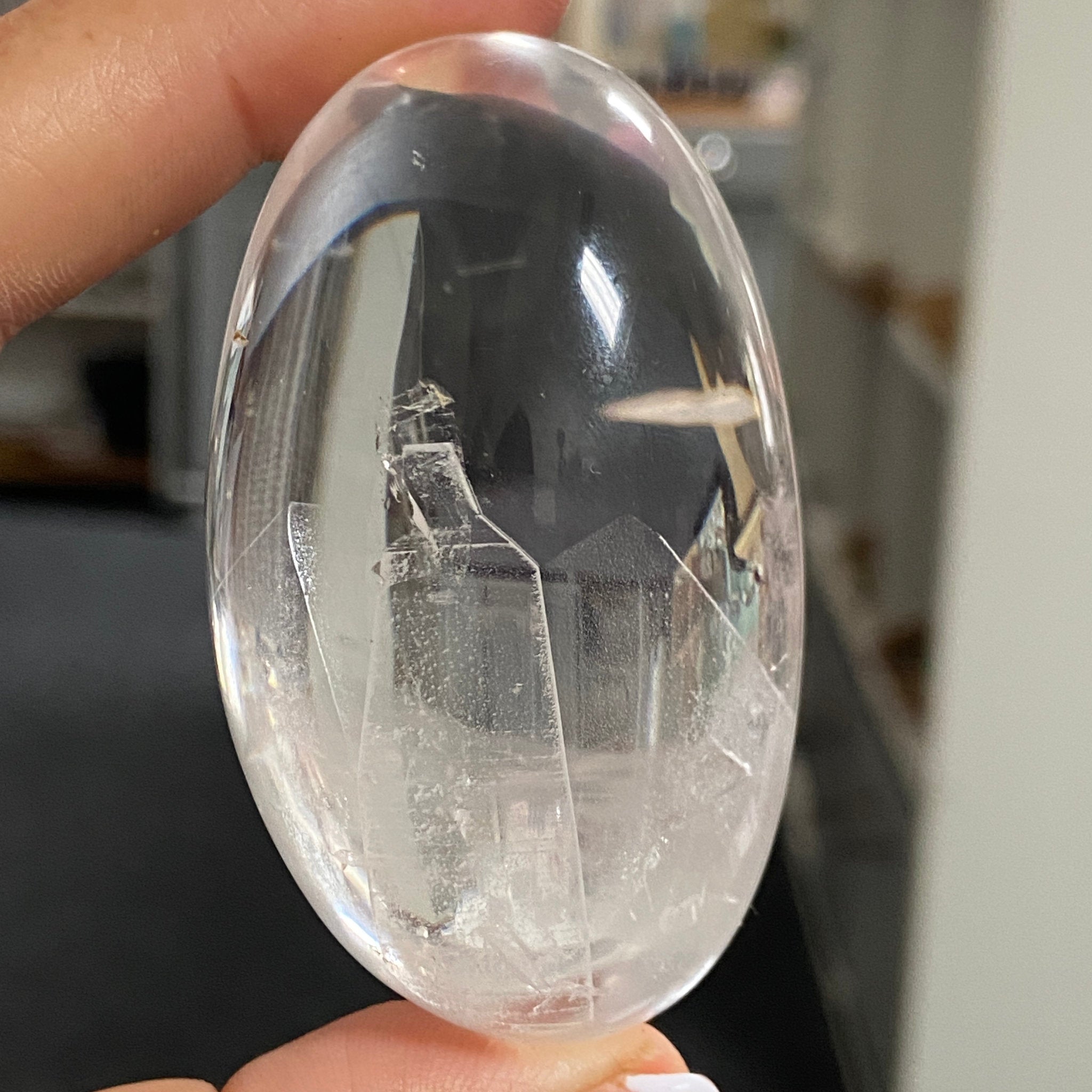 Clear Quartz Freeform with Phantom Inclusions – Madagascar