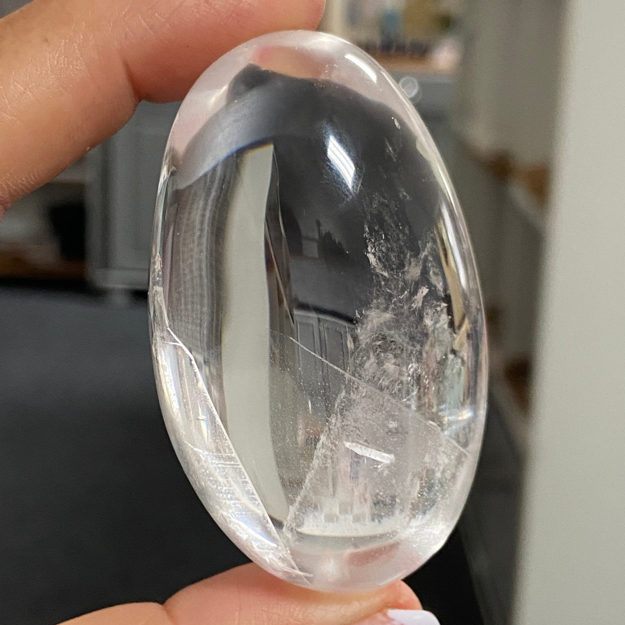Clear Quartz Freeform with Phantom Inclusions – Madagascar