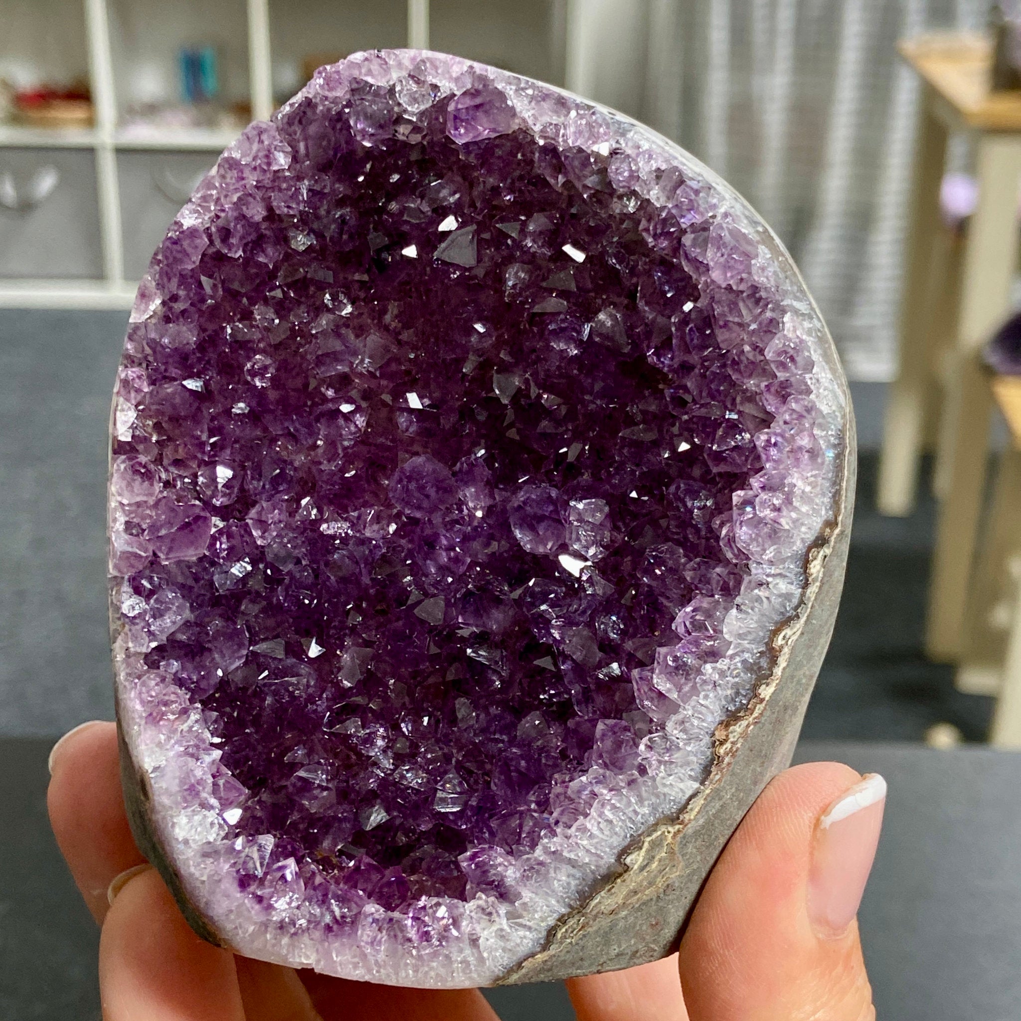 Uruguayan Amethyst Cut Base