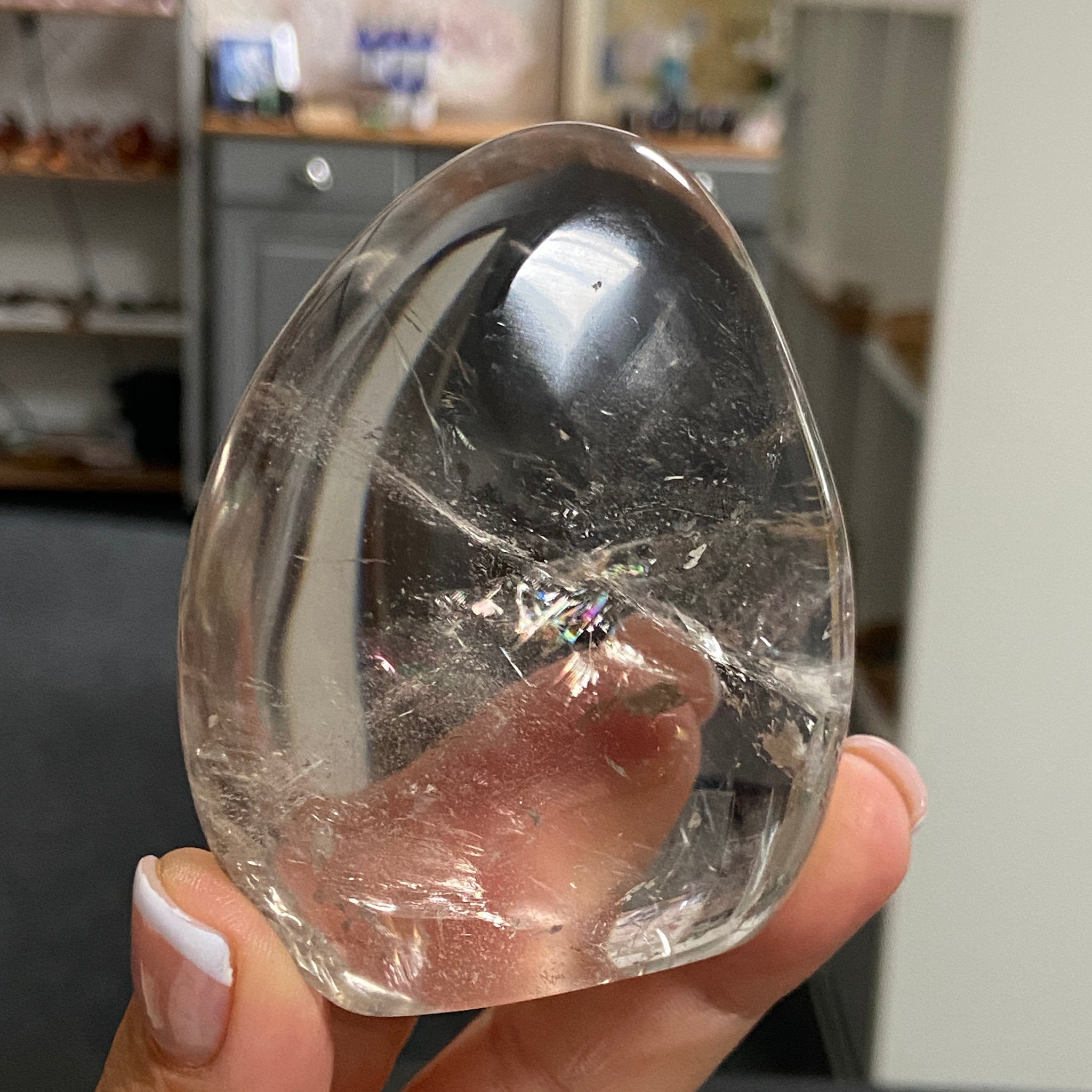 Smoky Quartz Freeform with Rainbows – Madagascar