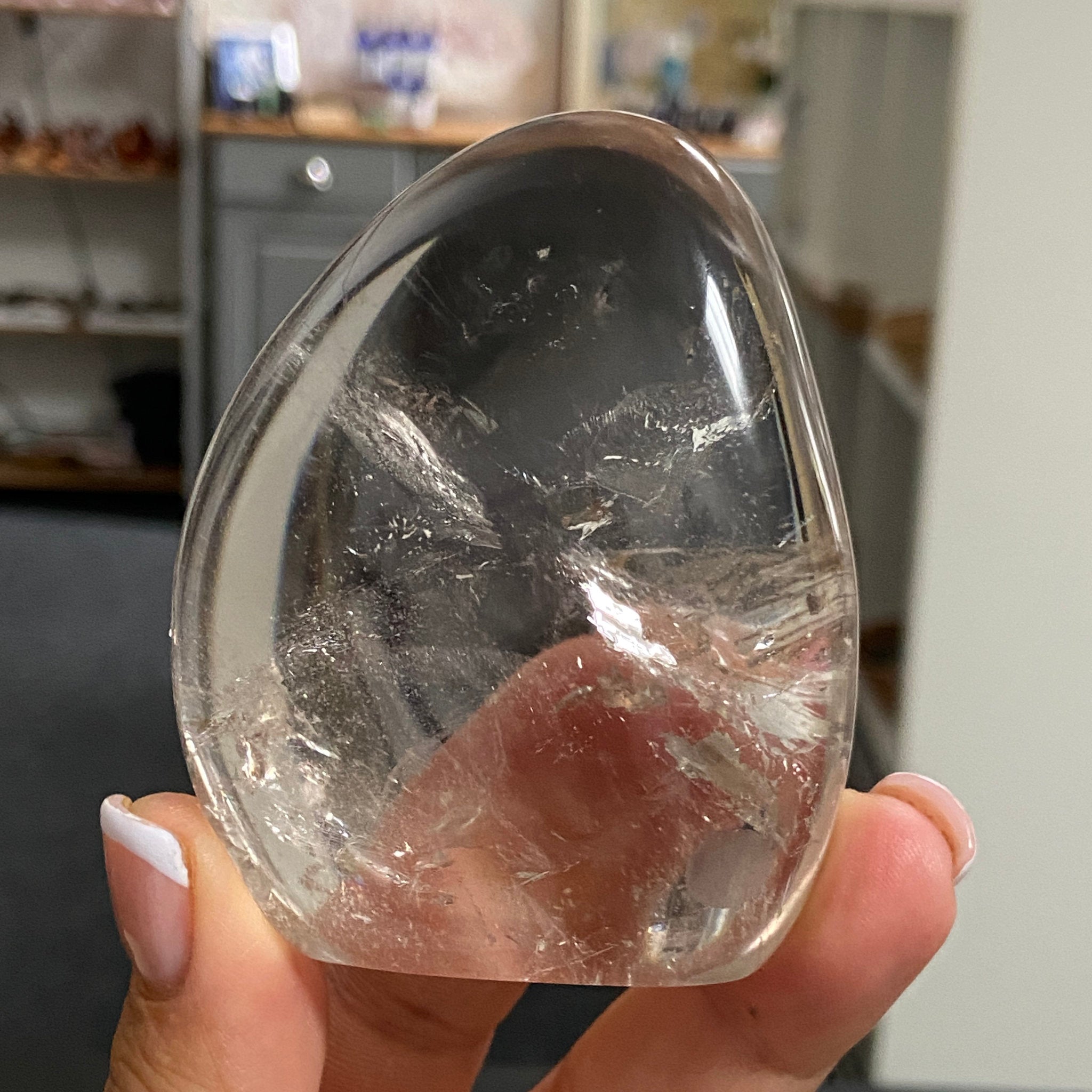 Smoky Quartz Freeform with Rainbows – Madagascar