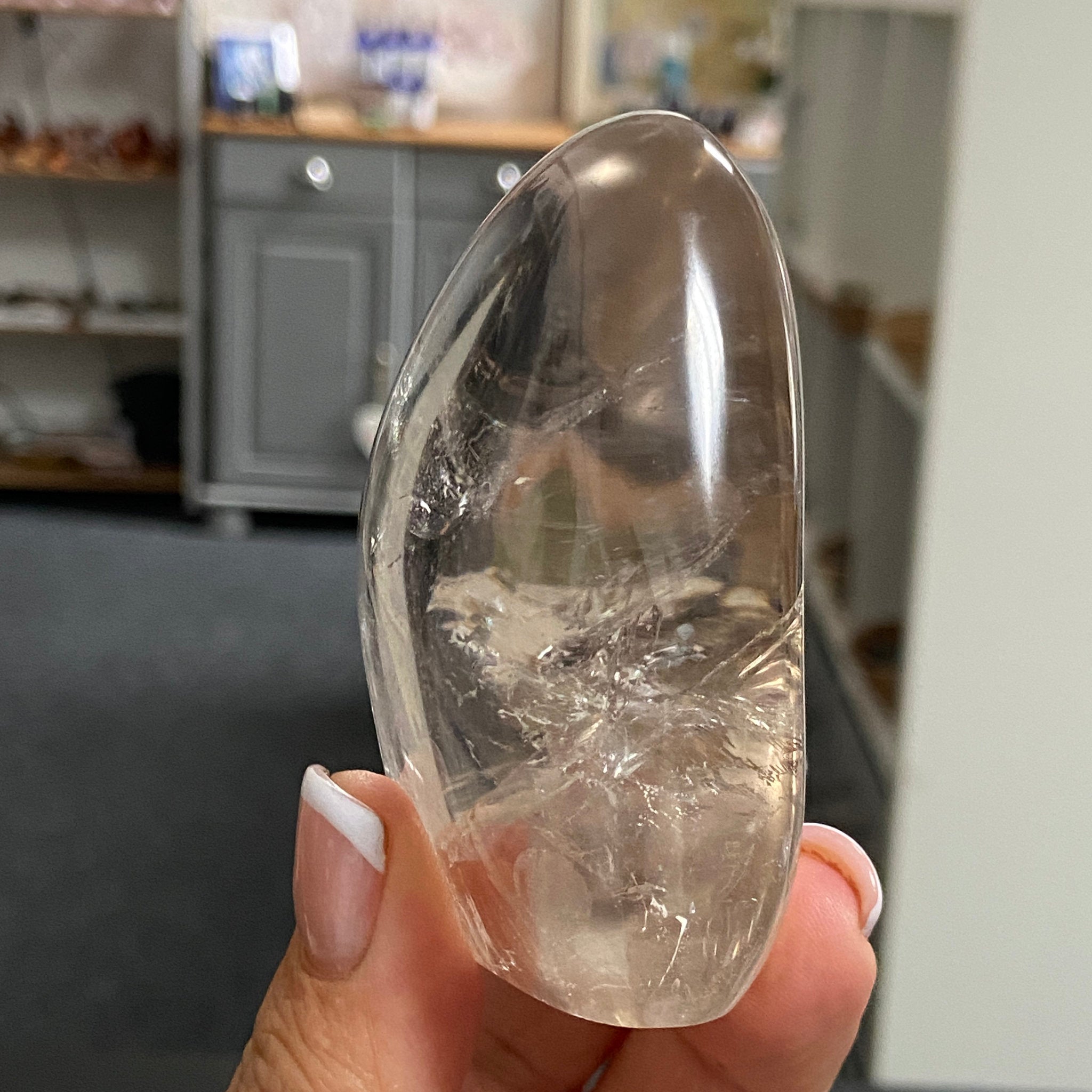 Smoky Quartz Freeform with Rainbows – Madagascar