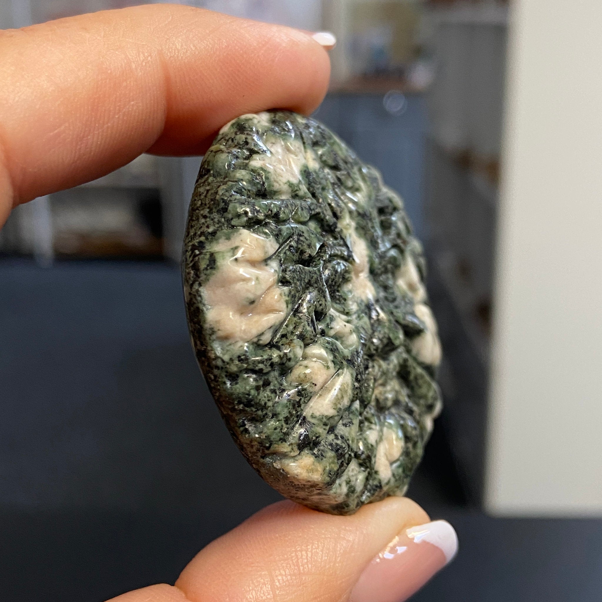Preseli Bluestone Green Man – Hand-Carved Plaque