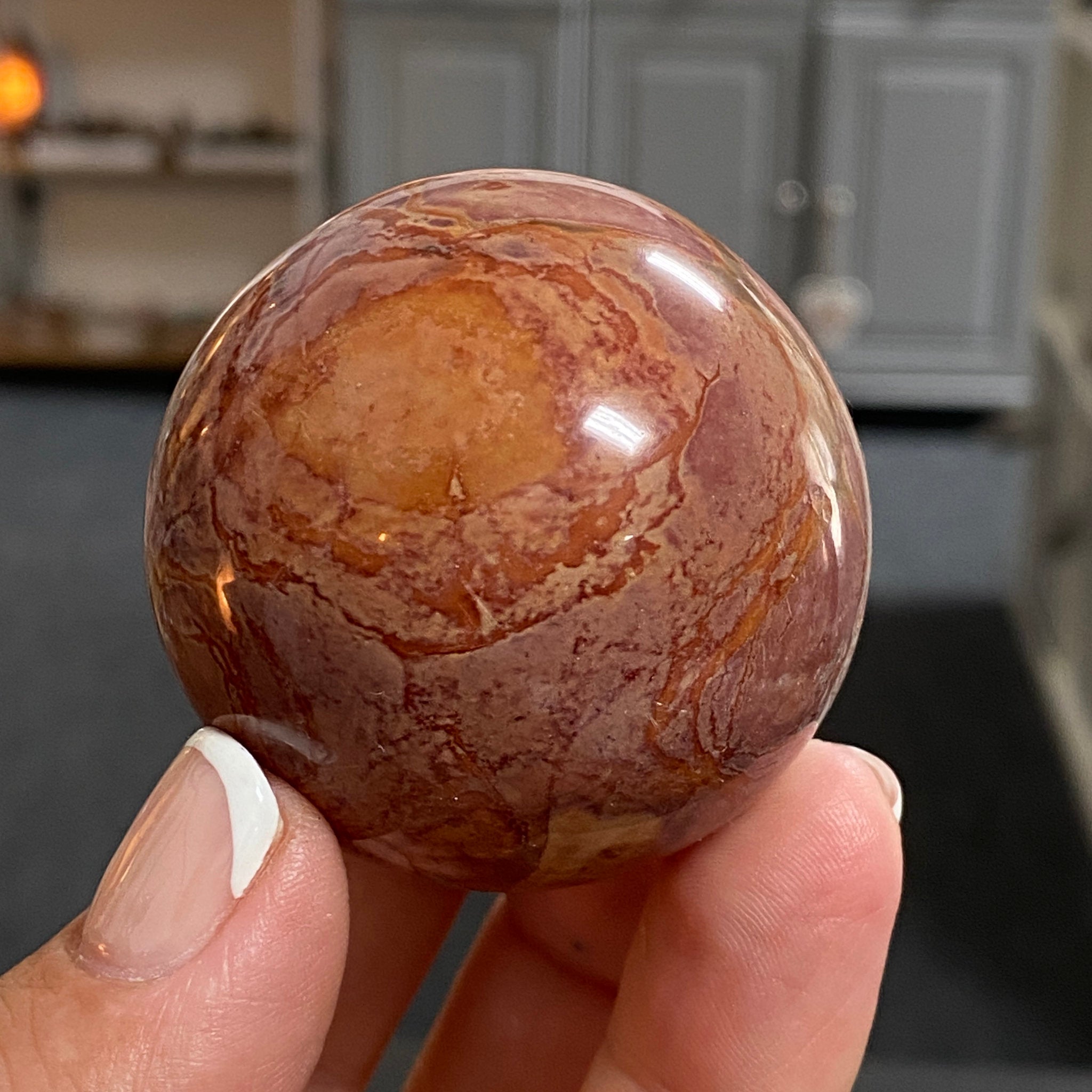 🔮 Polychrome Jasper Sphere