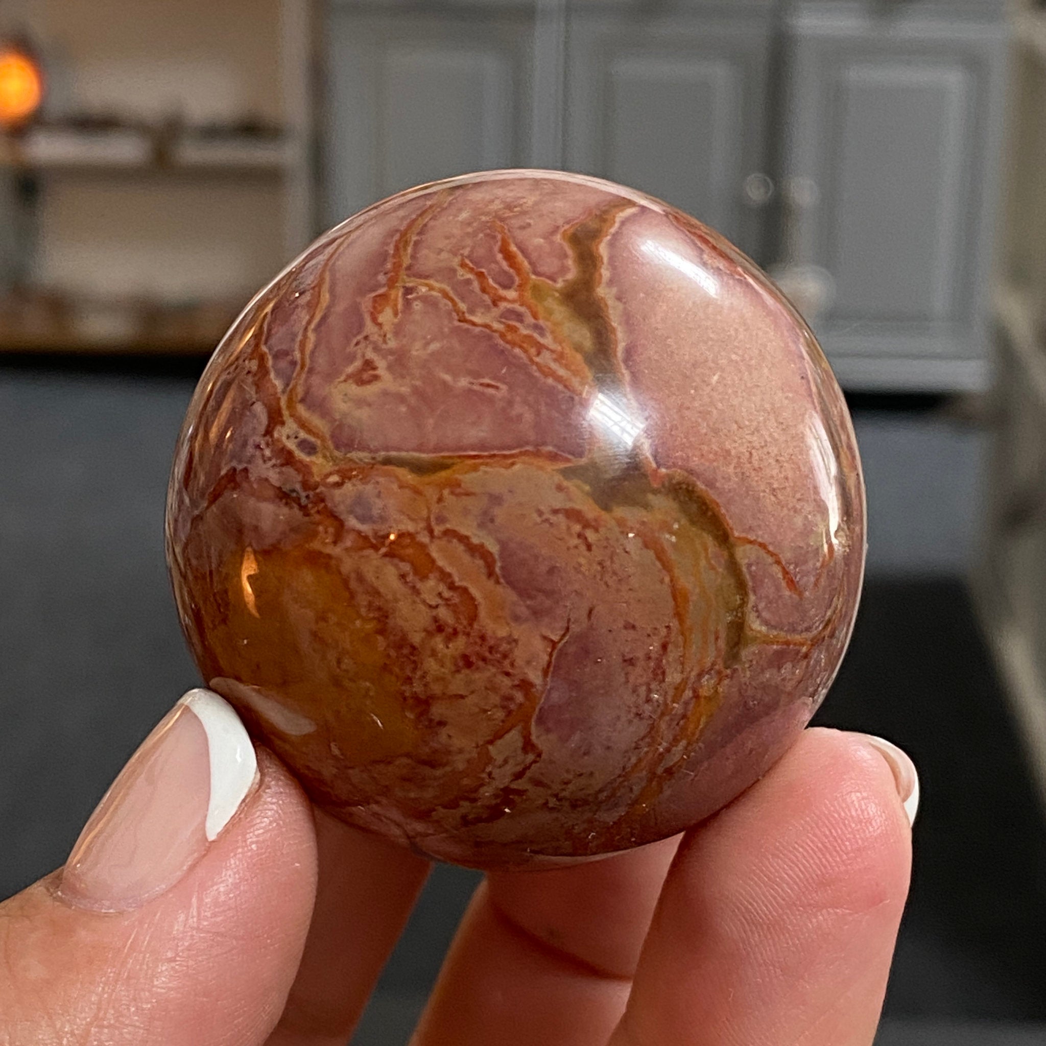 🔮 Polychrome Jasper Sphere