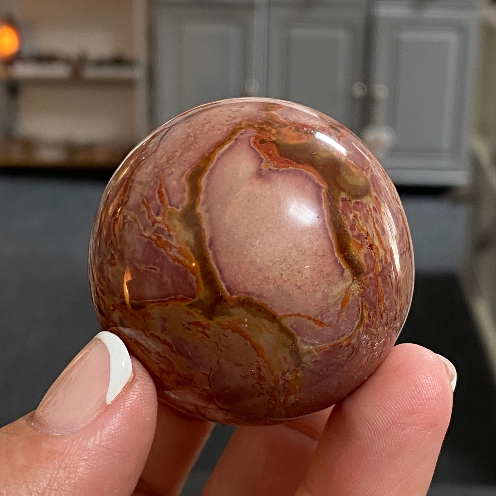 🔮 Polychrome Jasper Sphere