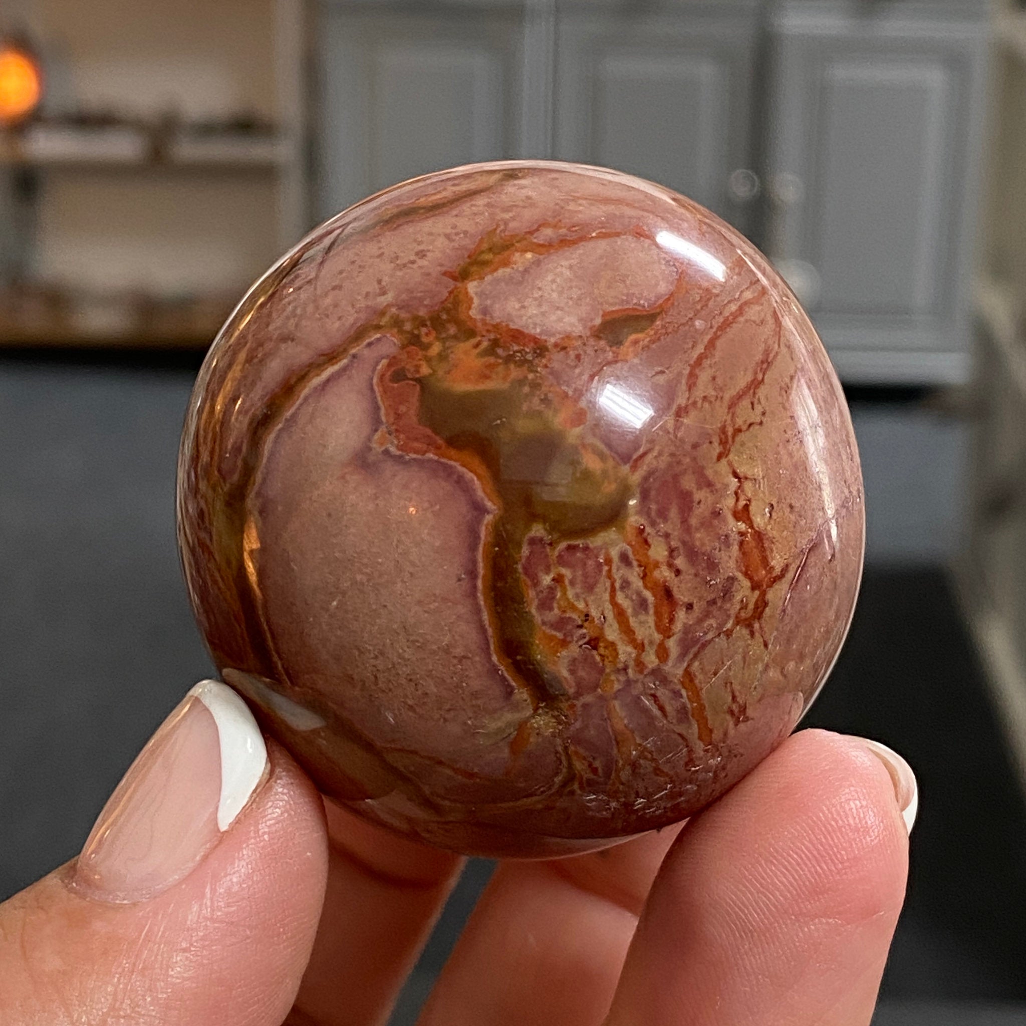 🔮 Polychrome Jasper Sphere