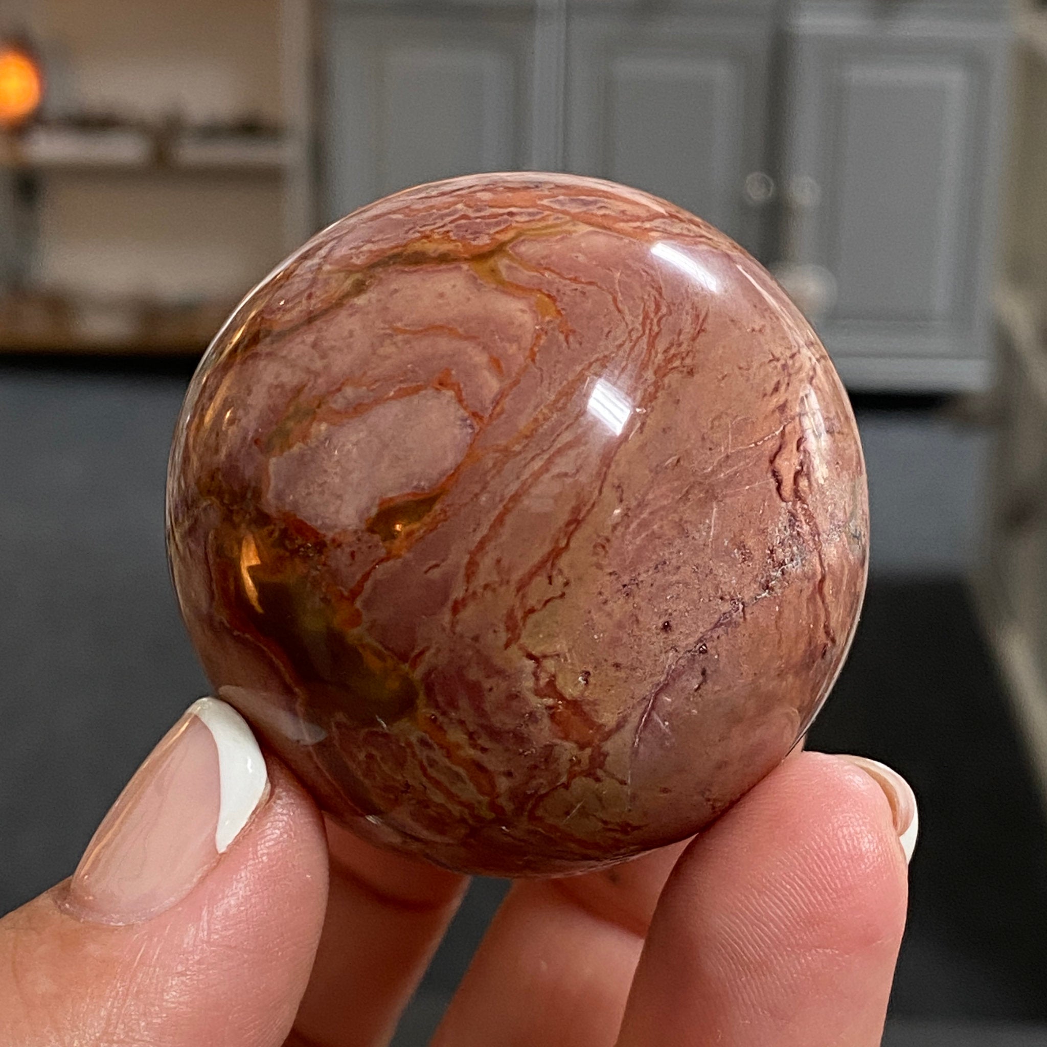 🔮 Polychrome Jasper Sphere