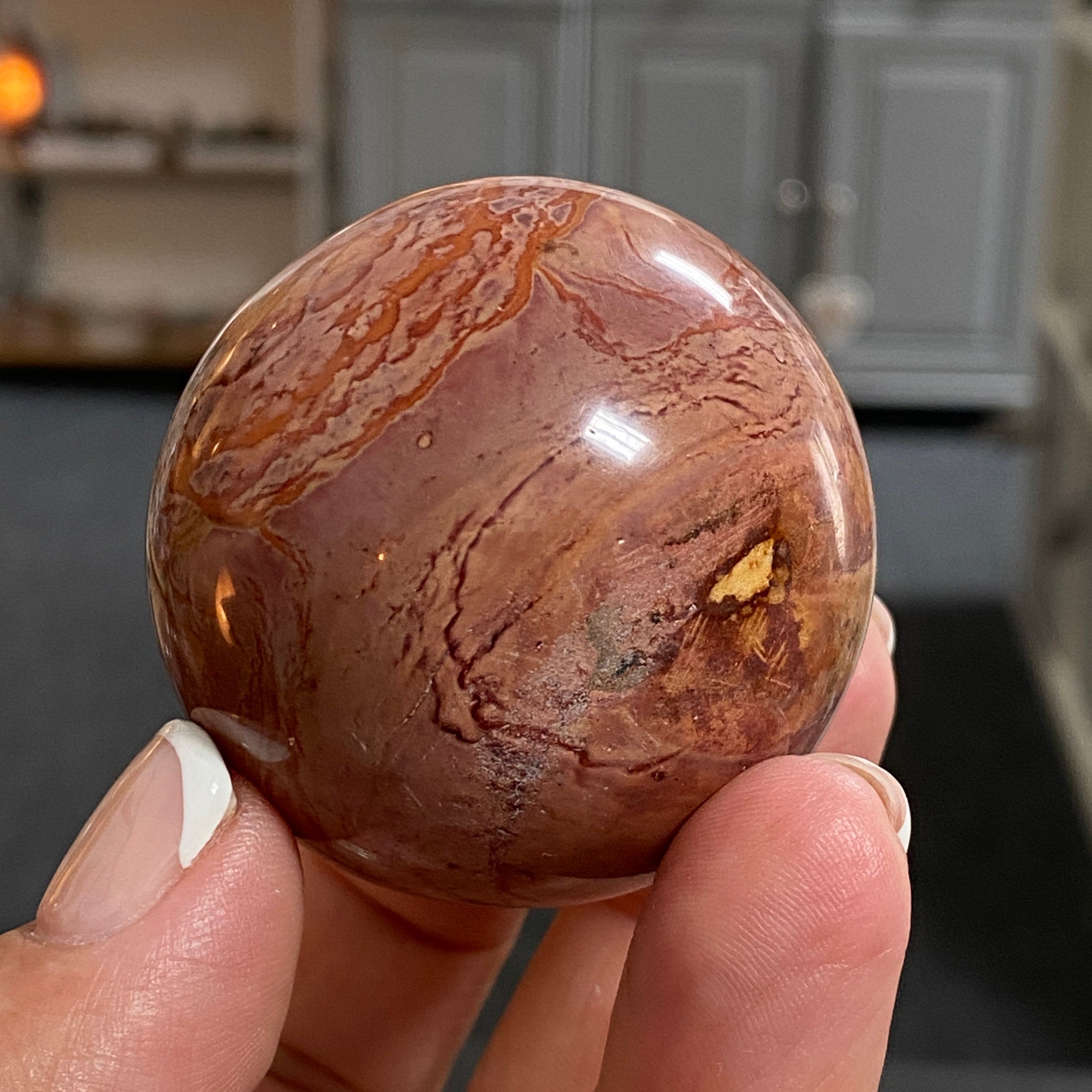 🔮 Polychrome Jasper Sphere