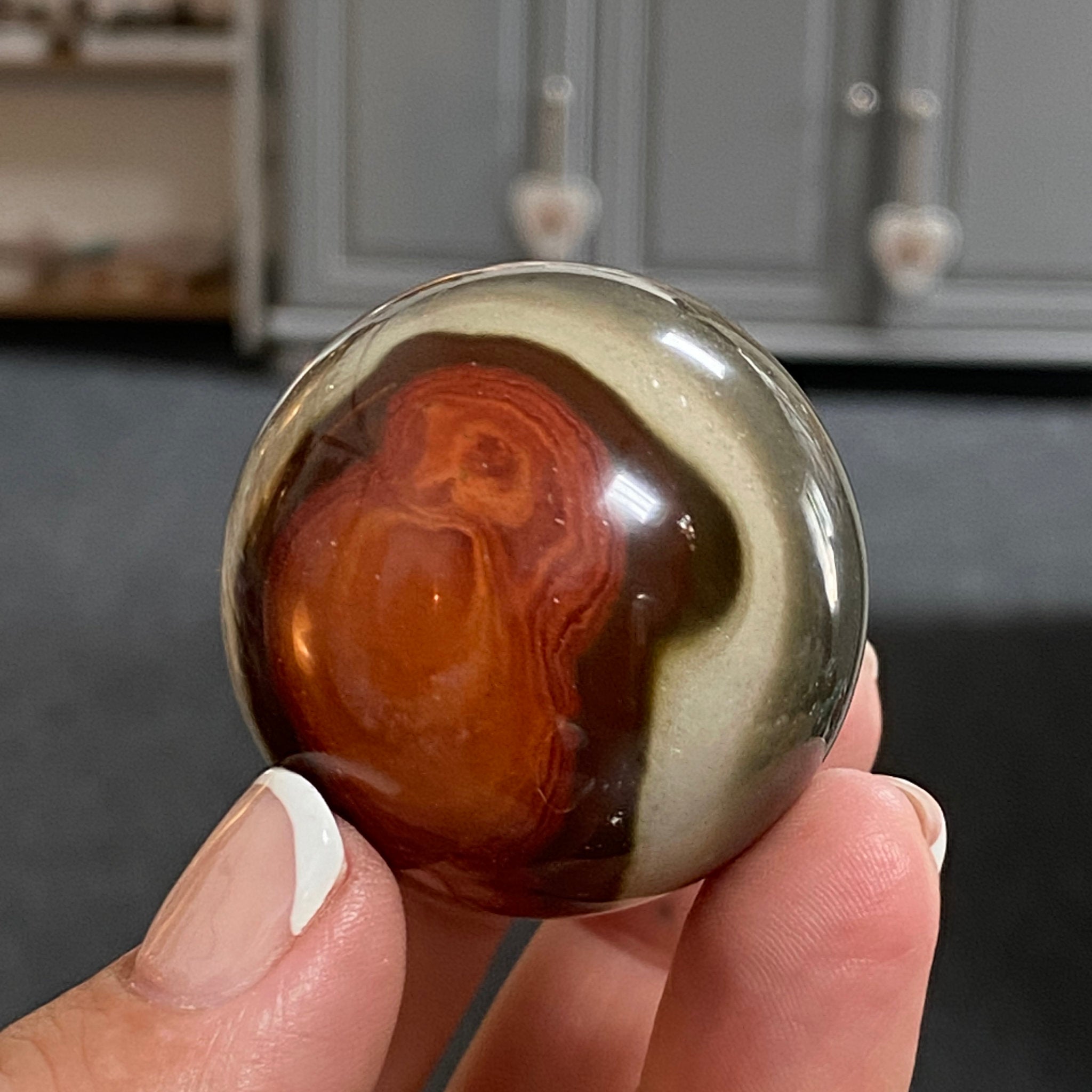 🔮 Polychrome Jasper Sphere