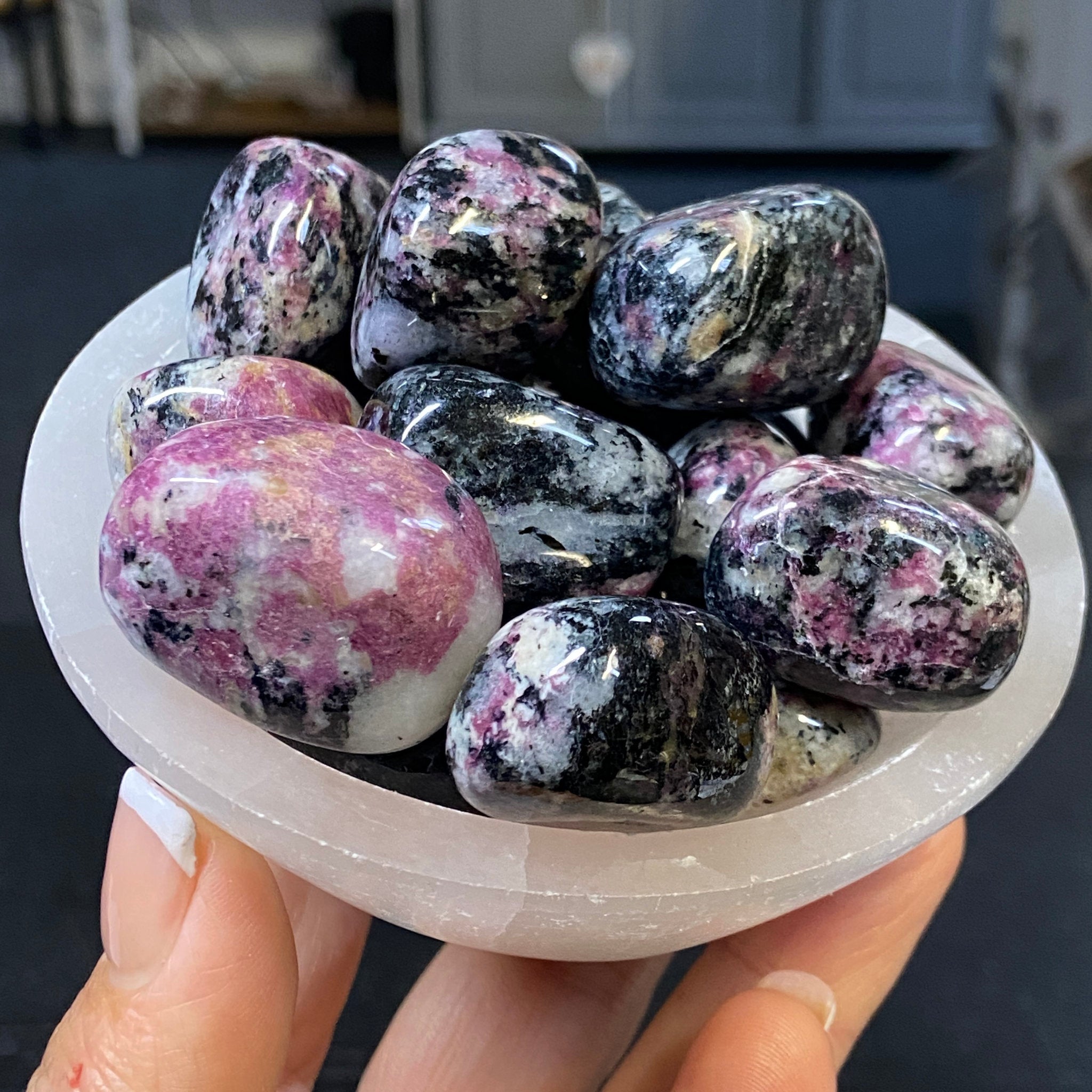 Eudialyte Large Tumbled Stones - Sweden