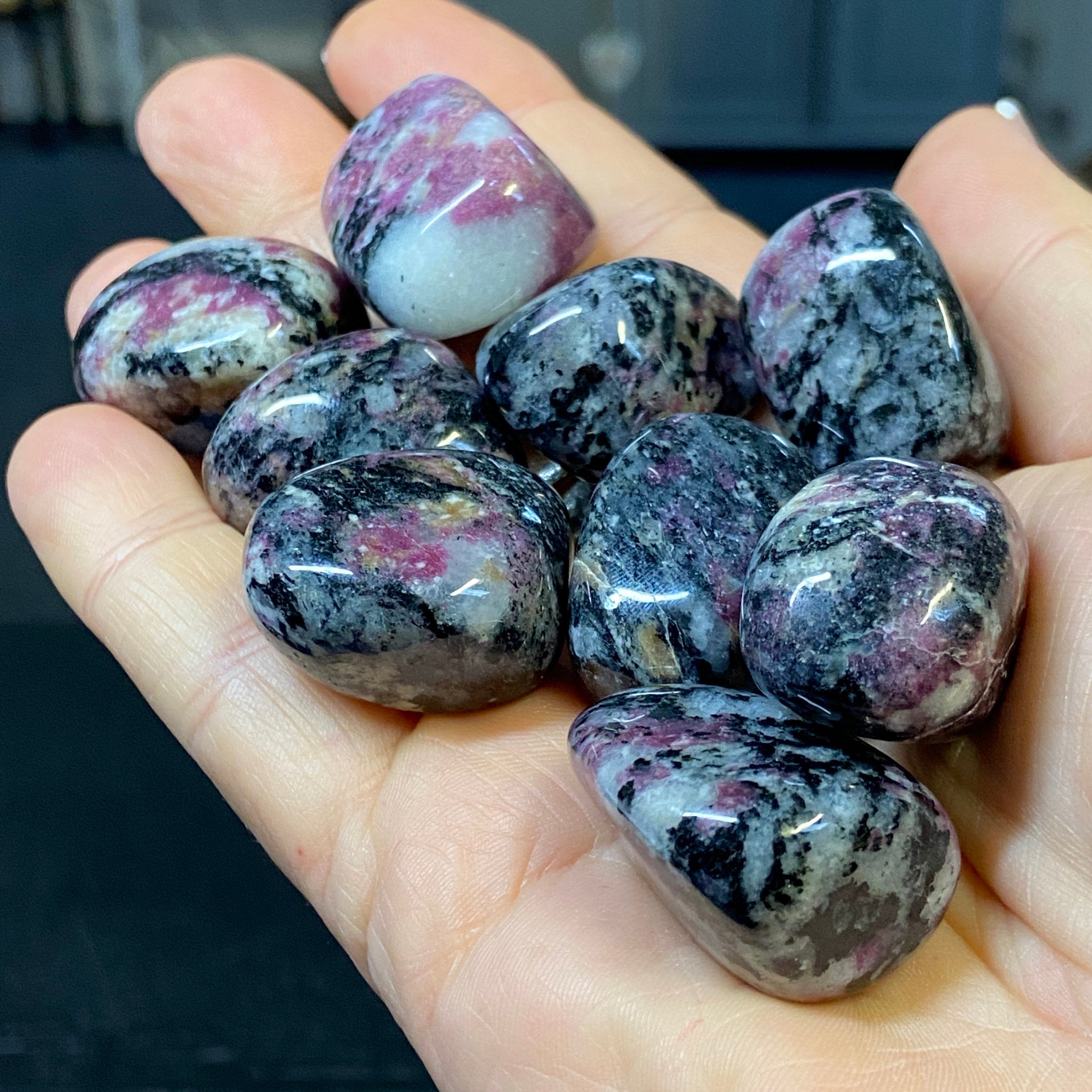 Eudialyte Large Tumbled Stones - Sweden