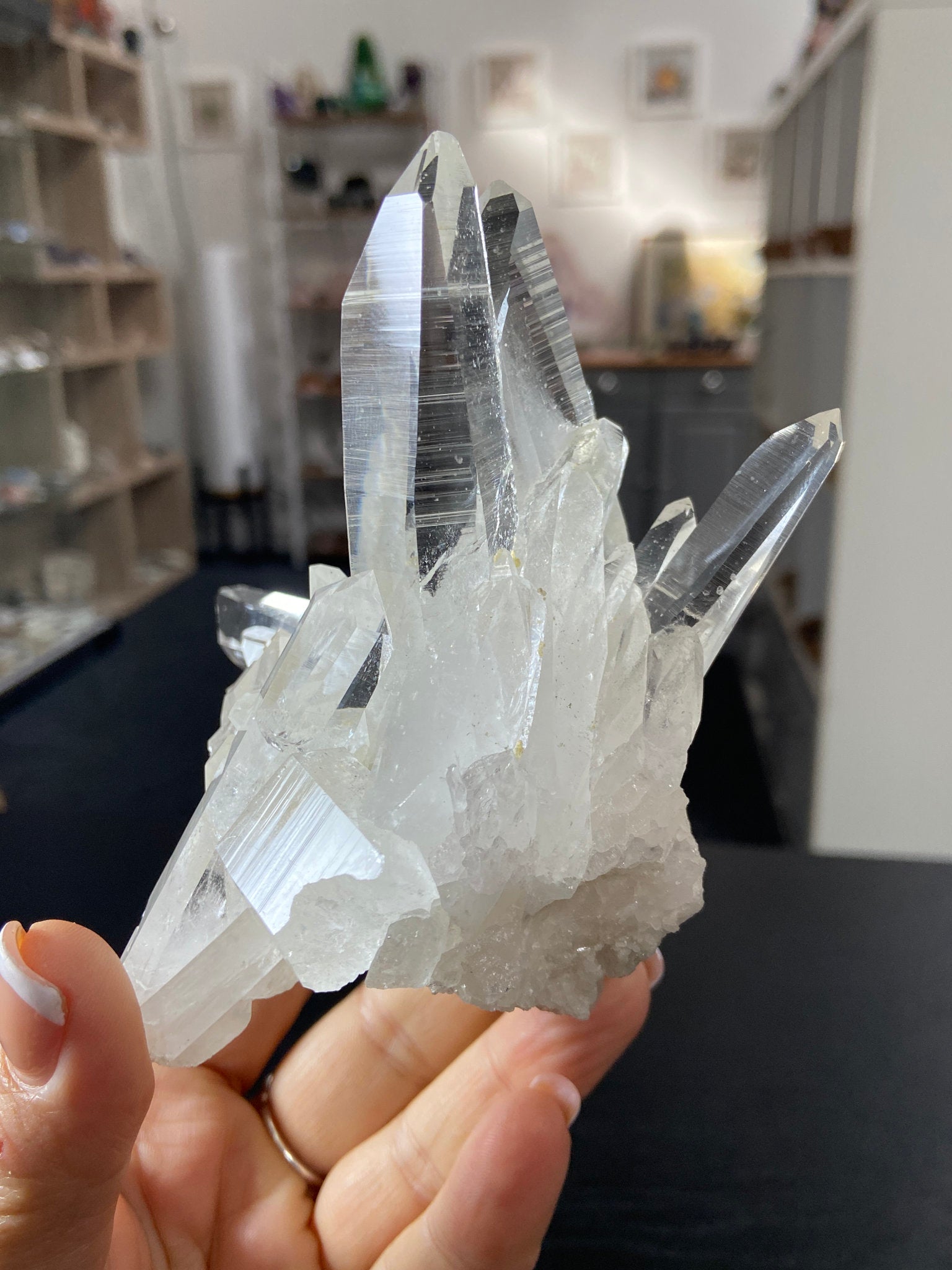 Alpha Lemurian Light Quartz Cluster