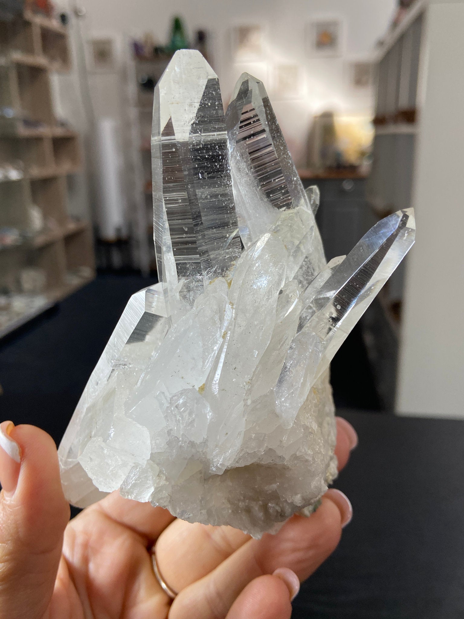 Alpha Lemurian Light Quartz Cluster