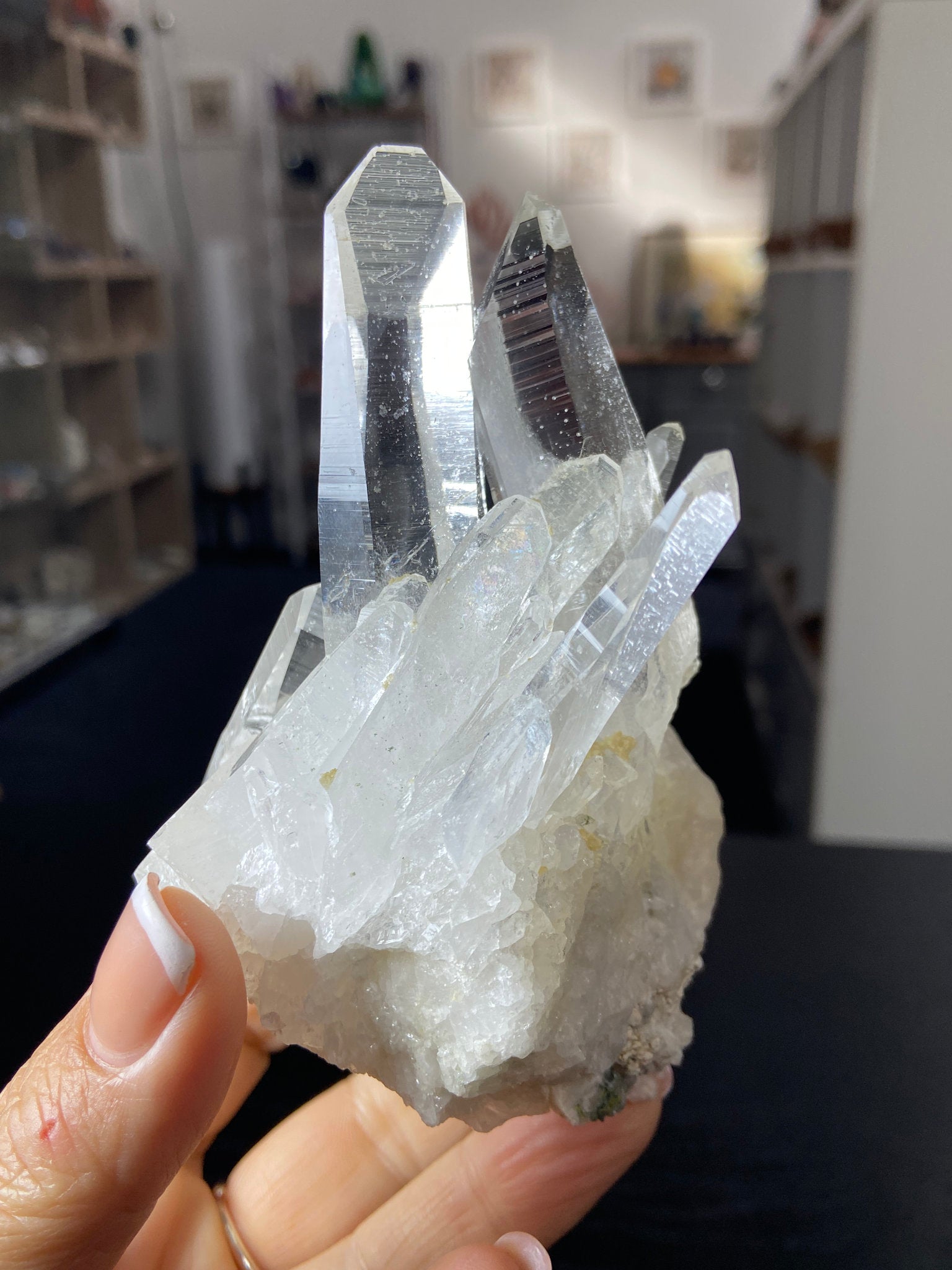 Alpha Lemurian Light Quartz Cluster