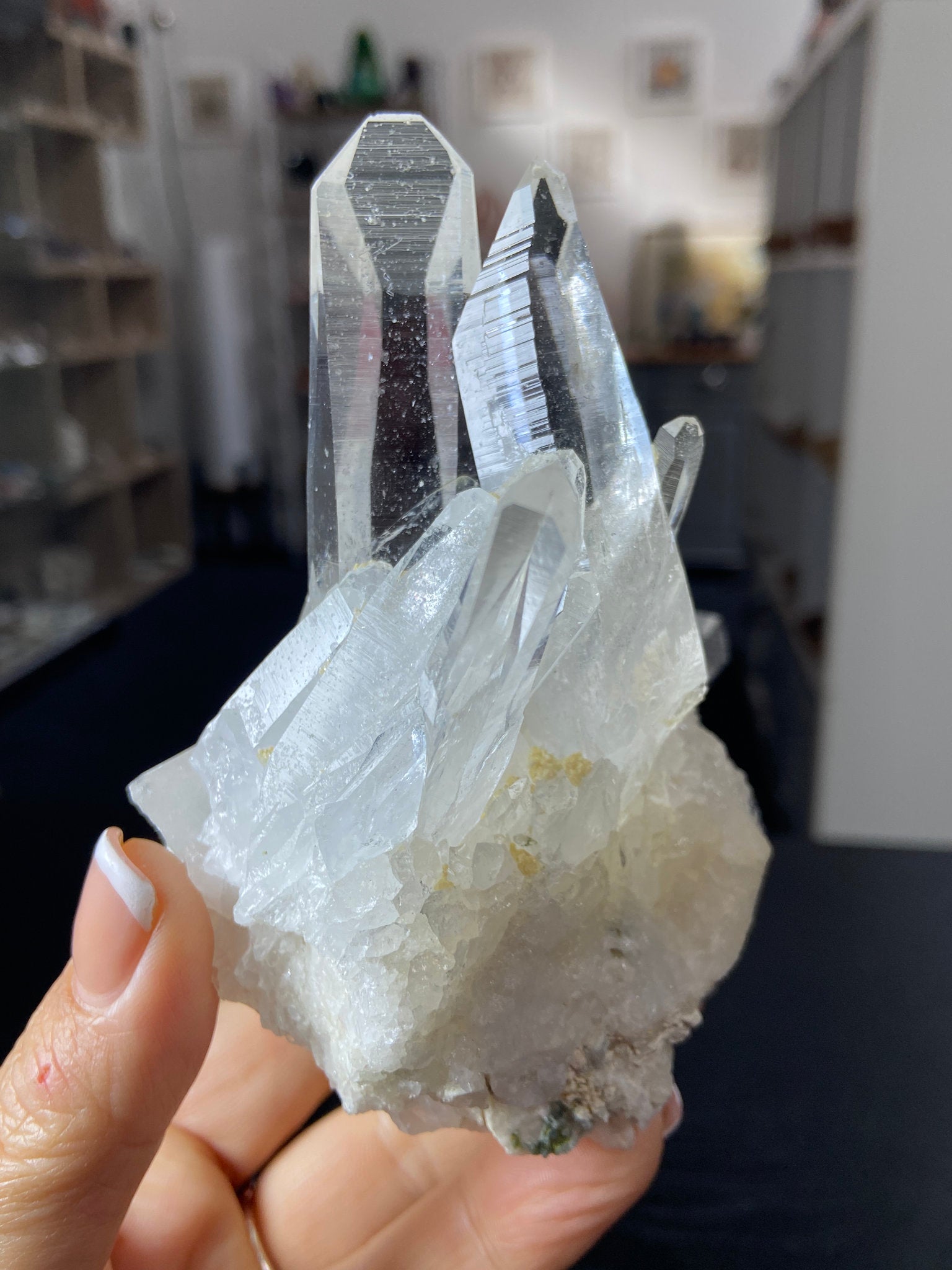 Alpha Lemurian Light Quartz Cluster
