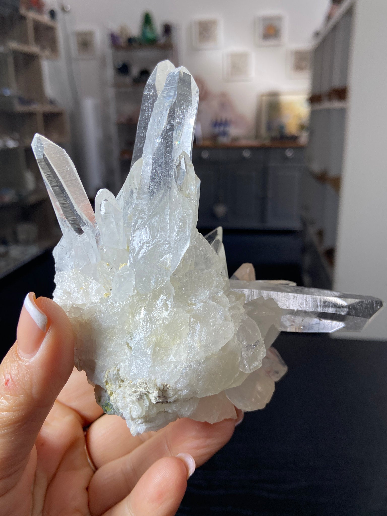 Alpha Lemurian Light Quartz Cluster