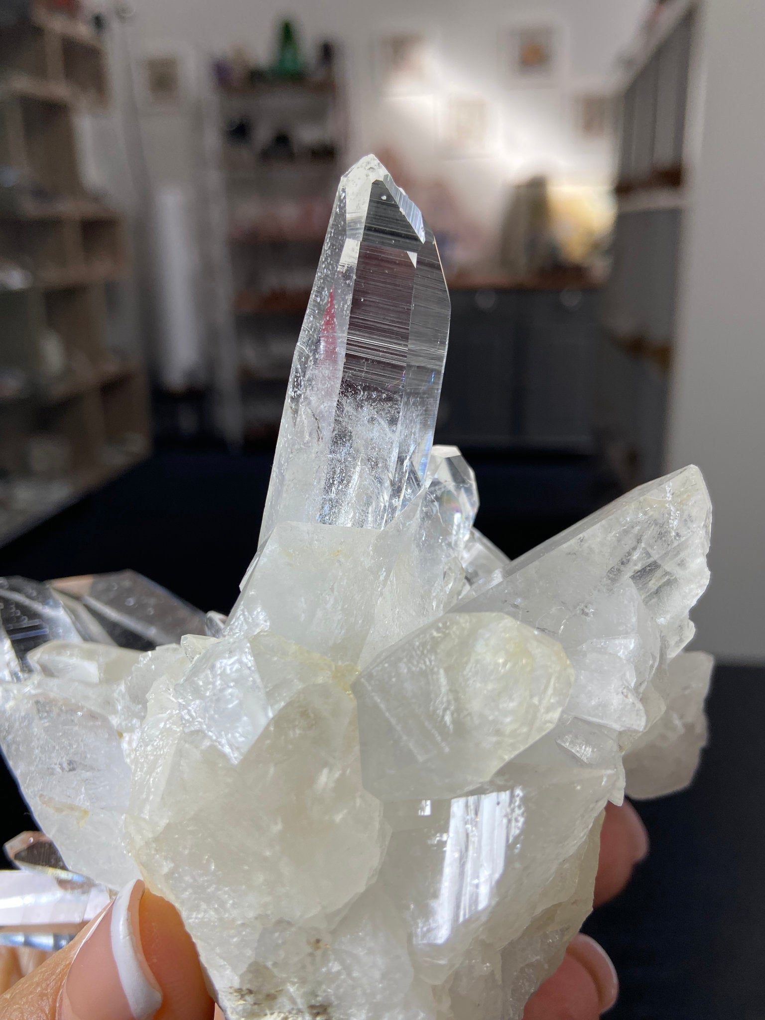 Alpha Lemurian Light Quartz Cluster