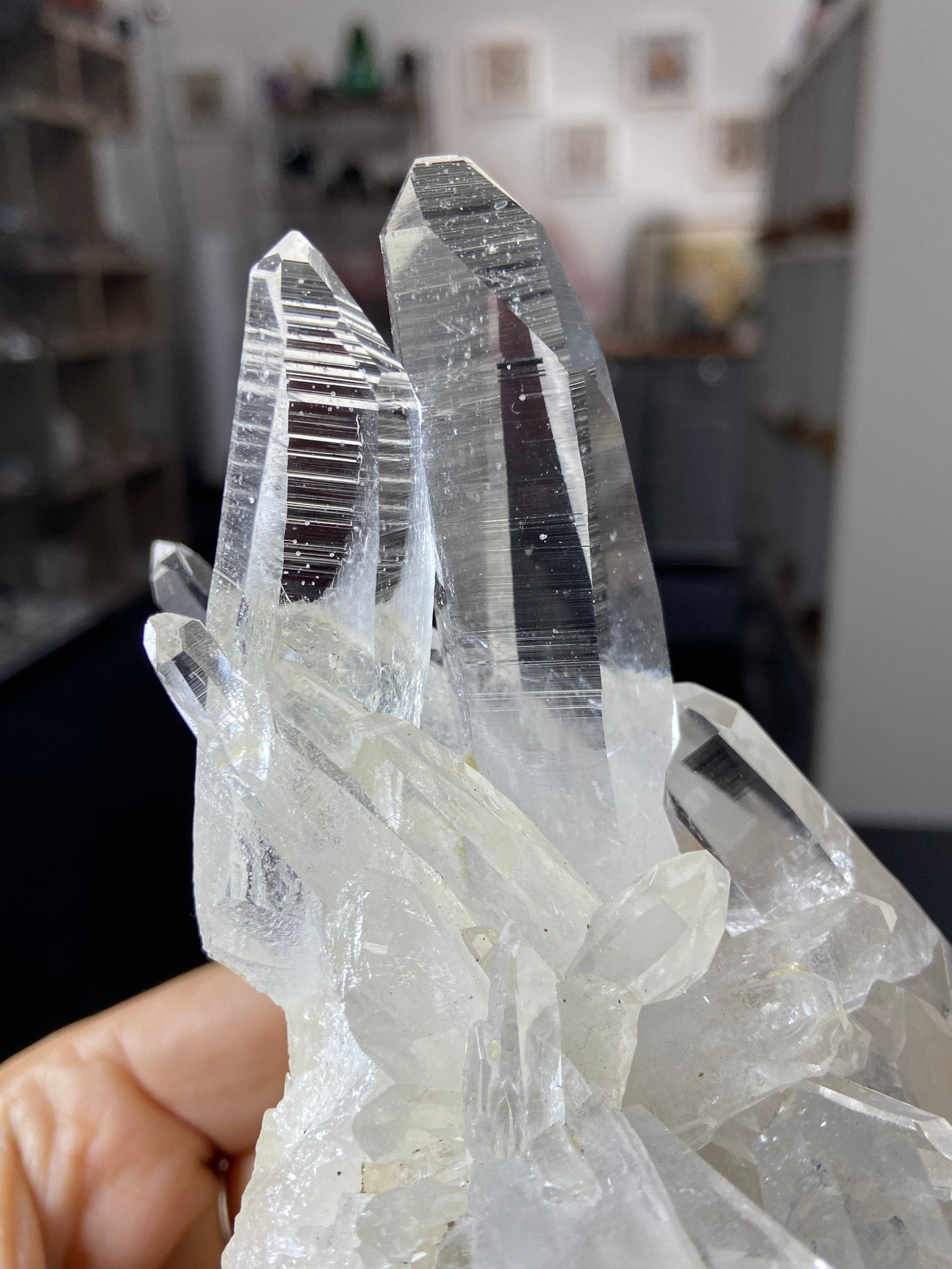 Alpha Lemurian Light Quartz Cluster