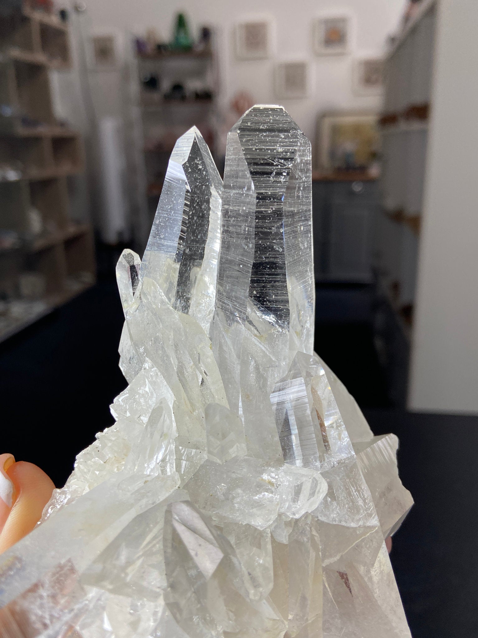 Alpha Lemurian Light Quartz Cluster