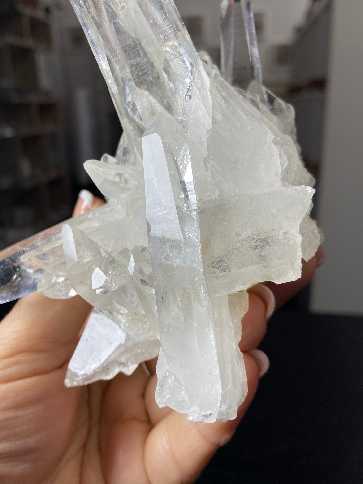 Alpha Lemurian Light Quartz Cluster