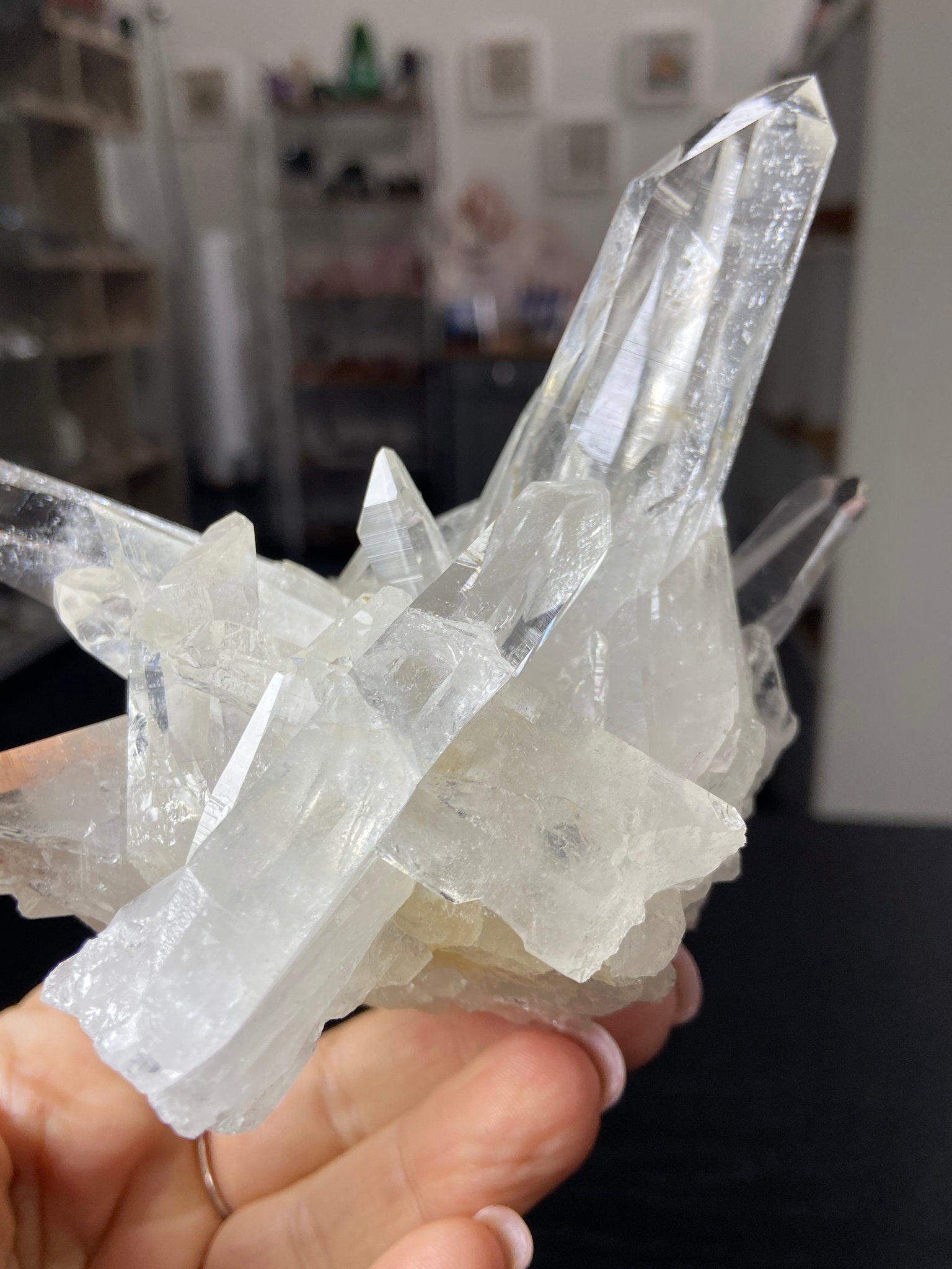 Alpha Lemurian Light Quartz Cluster