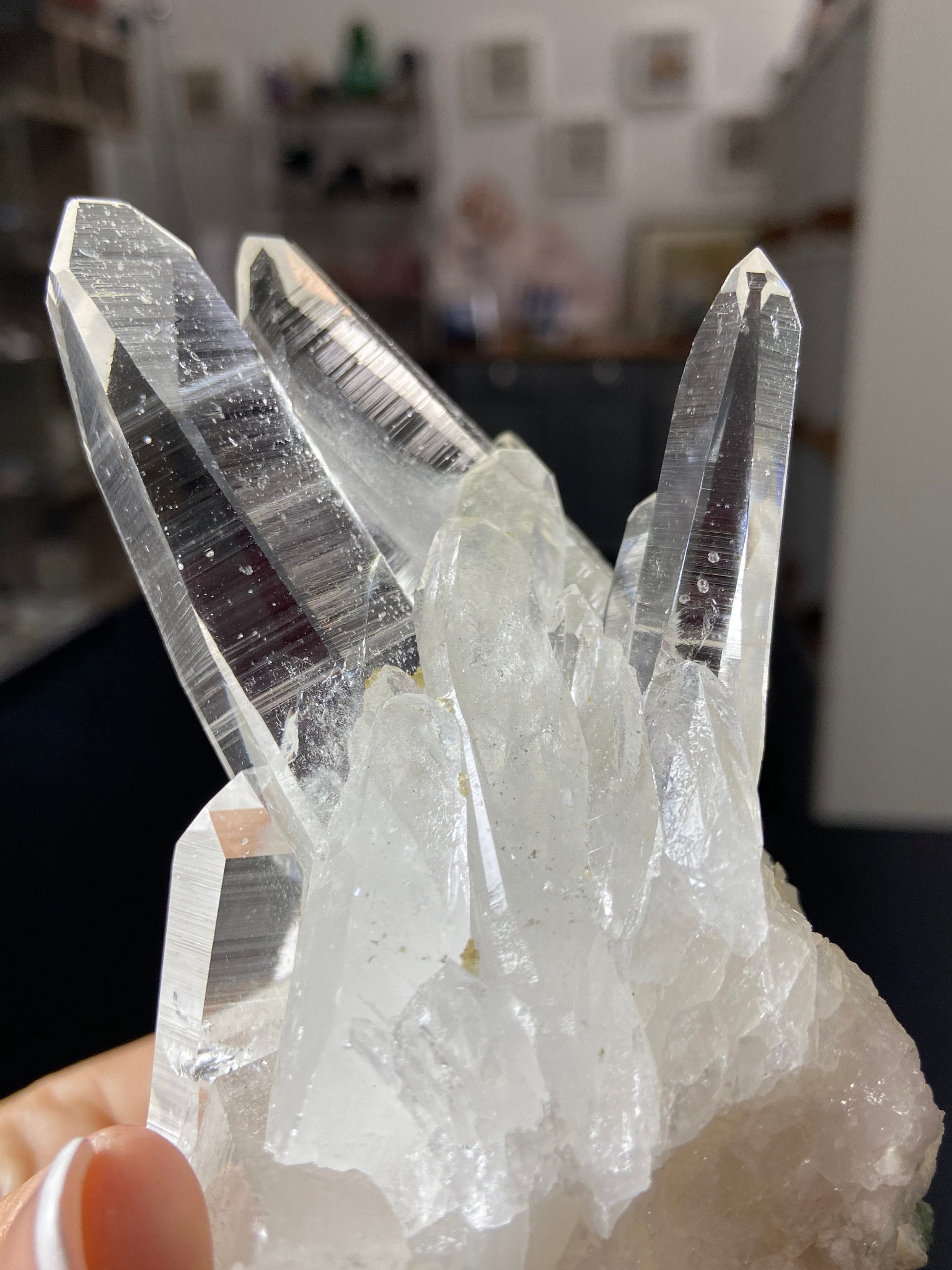 Alpha Lemurian Light Quartz Cluster