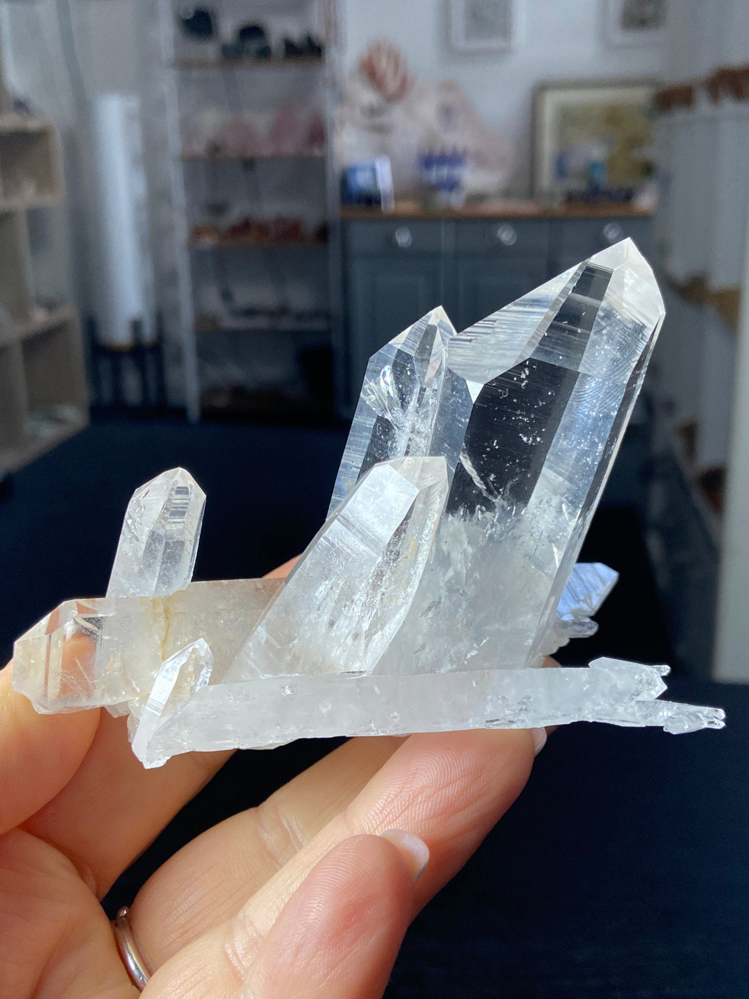 Alpha Lemurian Light Quartz Cluster
