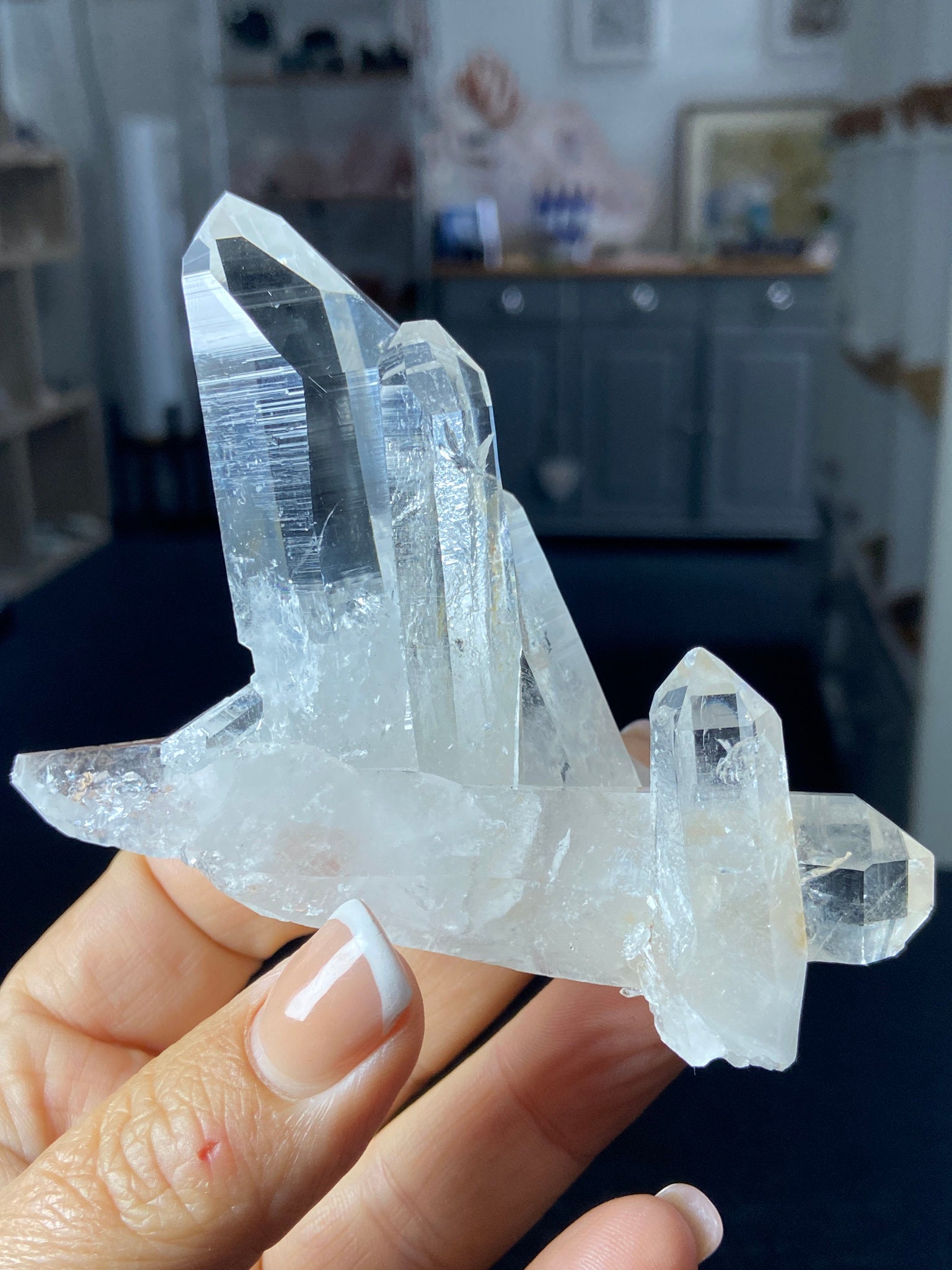 Alpha Lemurian Light Quartz Cluster