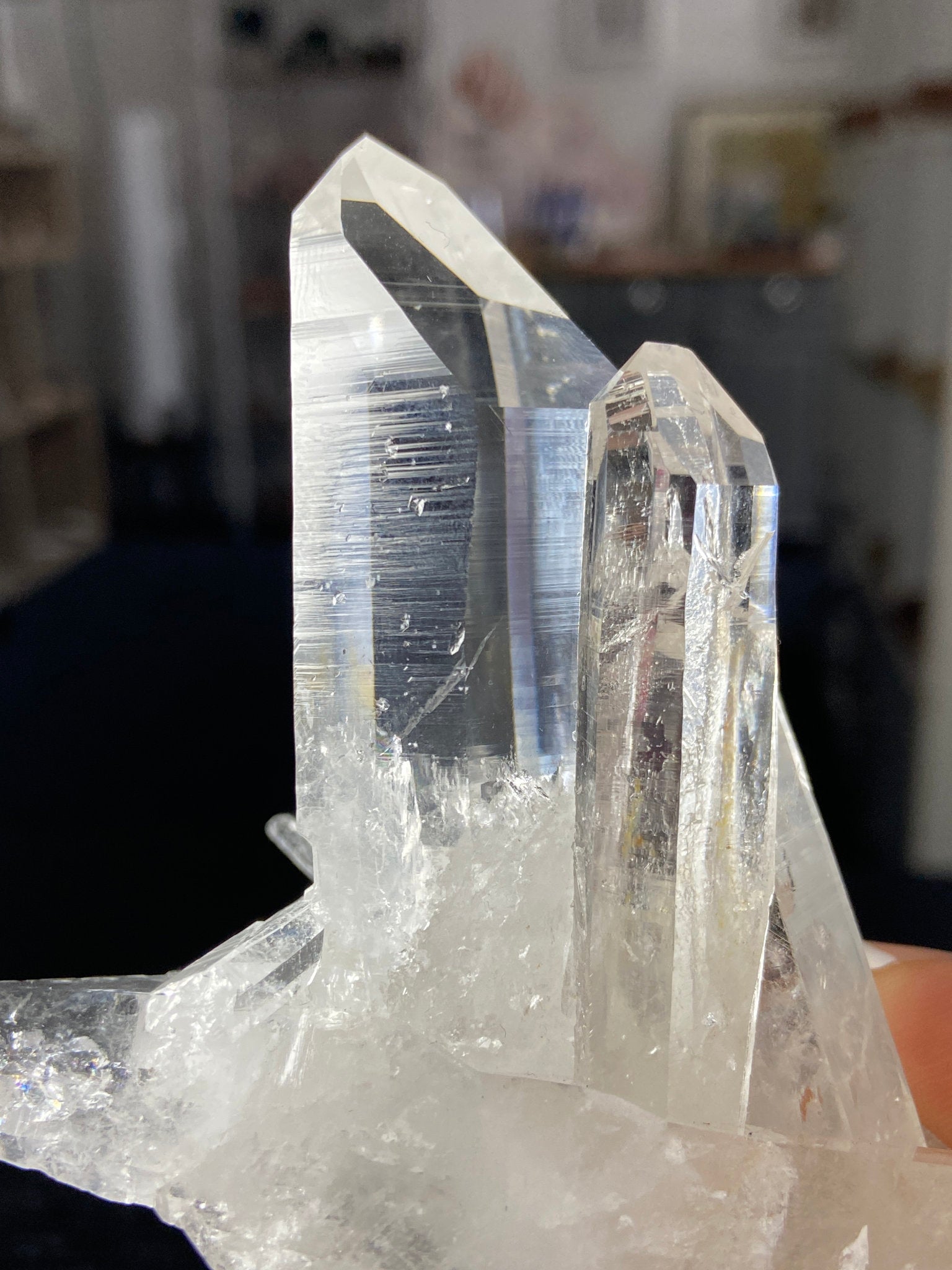 Alpha Lemurian Light Quartz Cluster