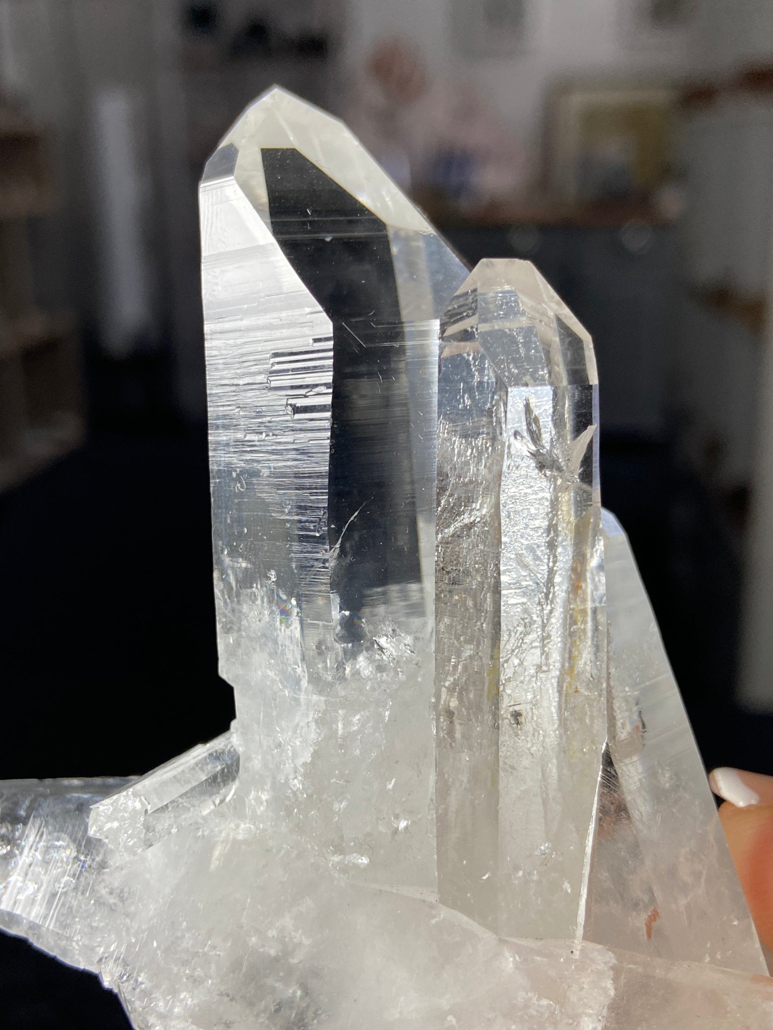 Alpha Lemurian Light Quartz Cluster