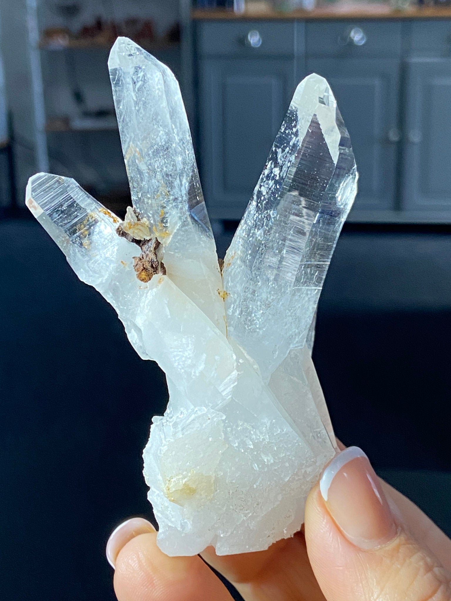 Alpha Lemurian Light Quartz Cluster