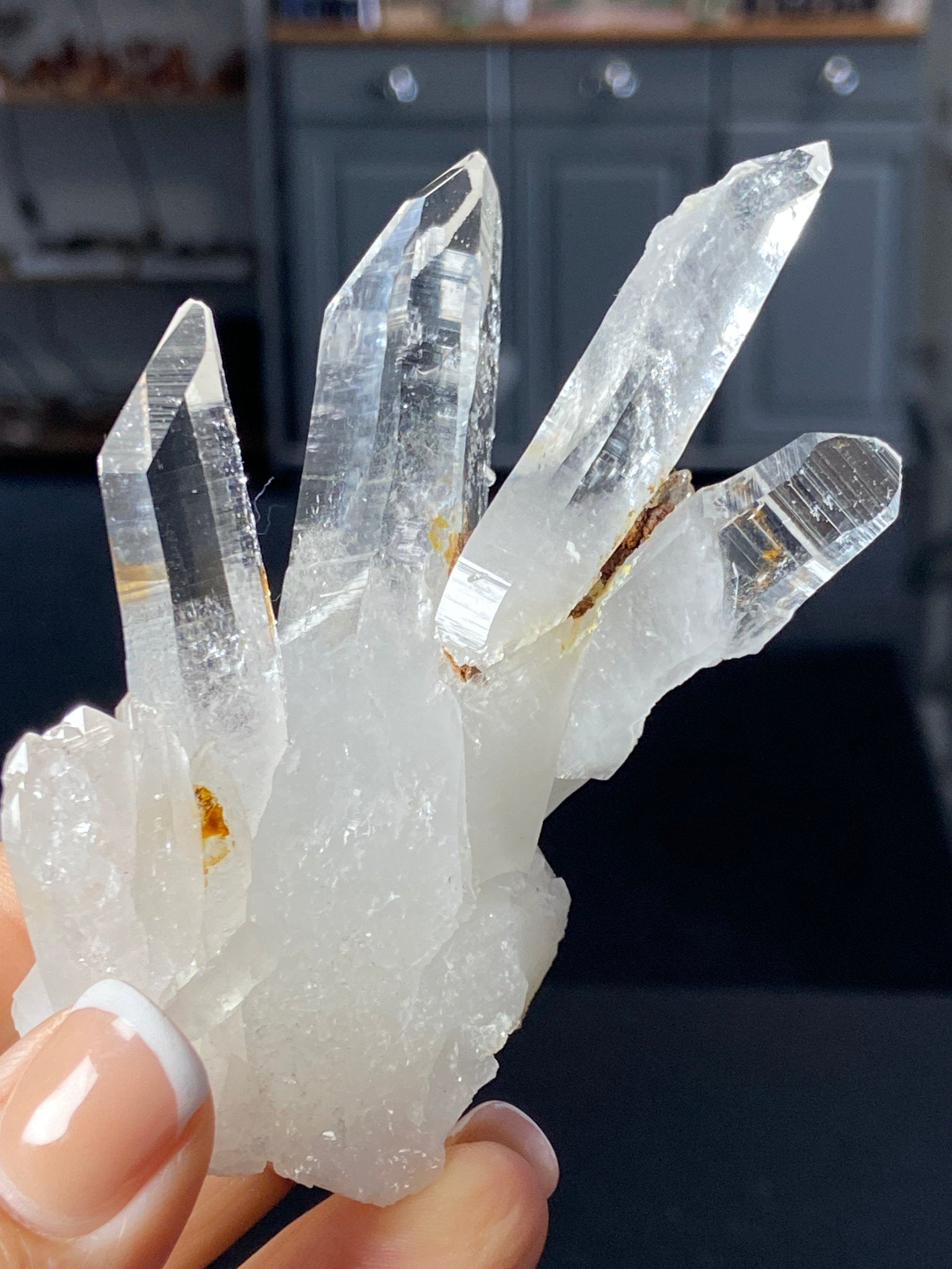 Alpha Lemurian Light Quartz Cluster