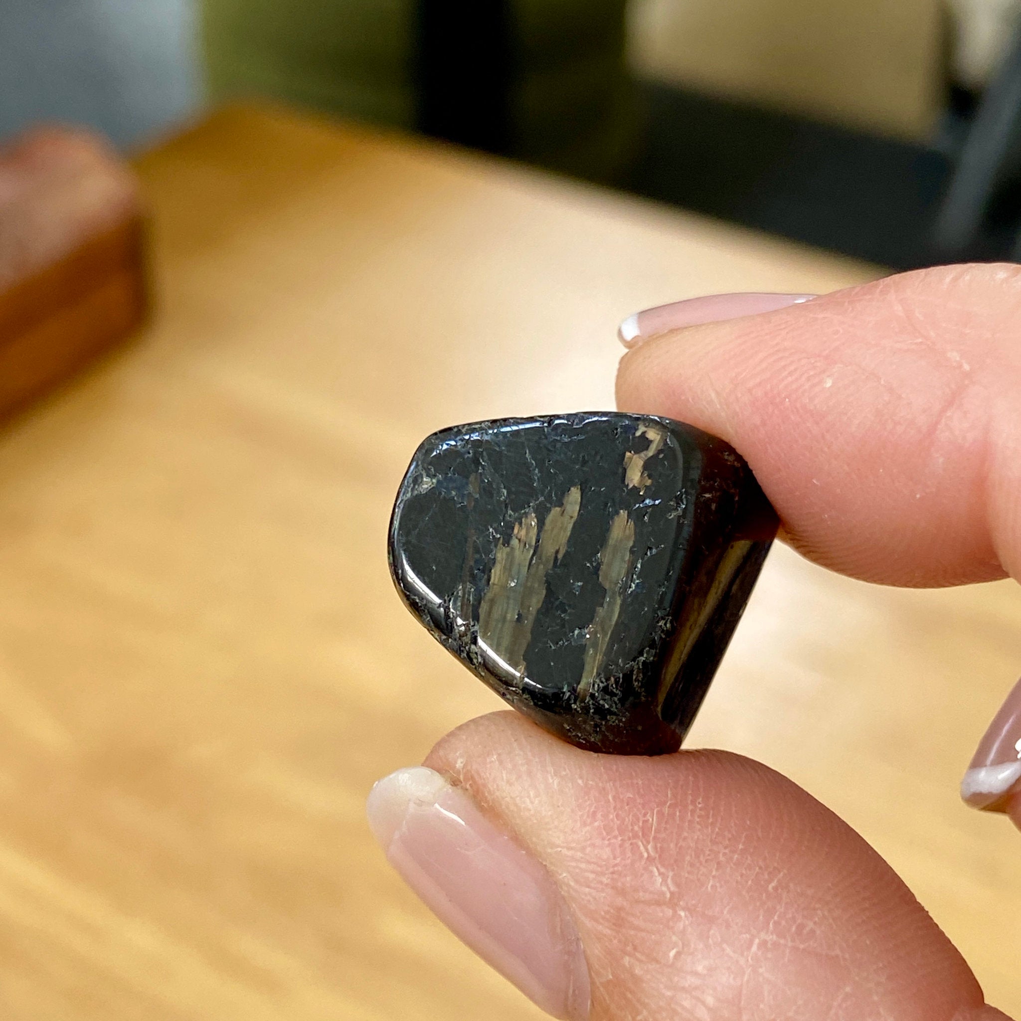 Nuummite Tumbled Stones - Greenland