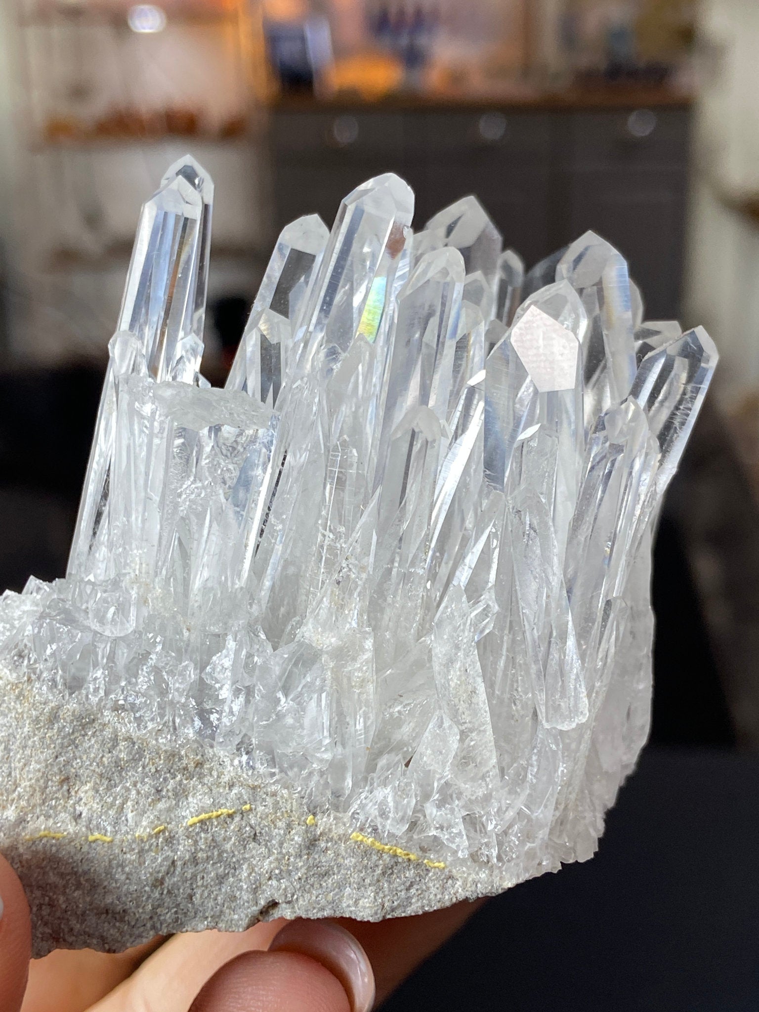 Alpha Lemurian Light Quartz Cluster