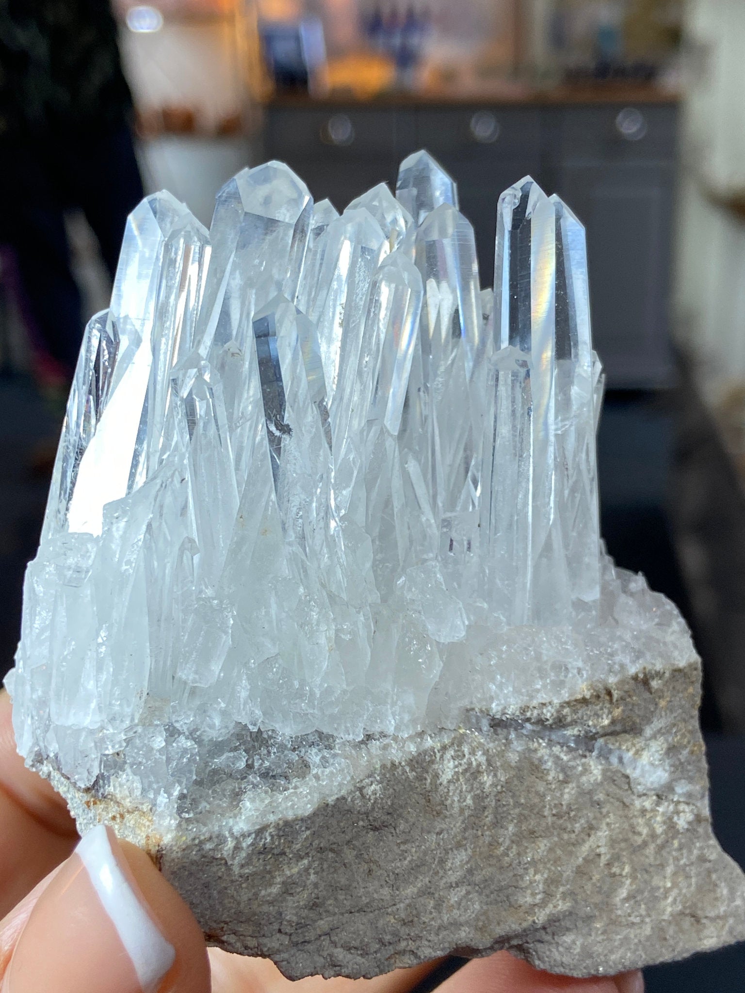 Alpha Lemurian Light Quartz Cluster