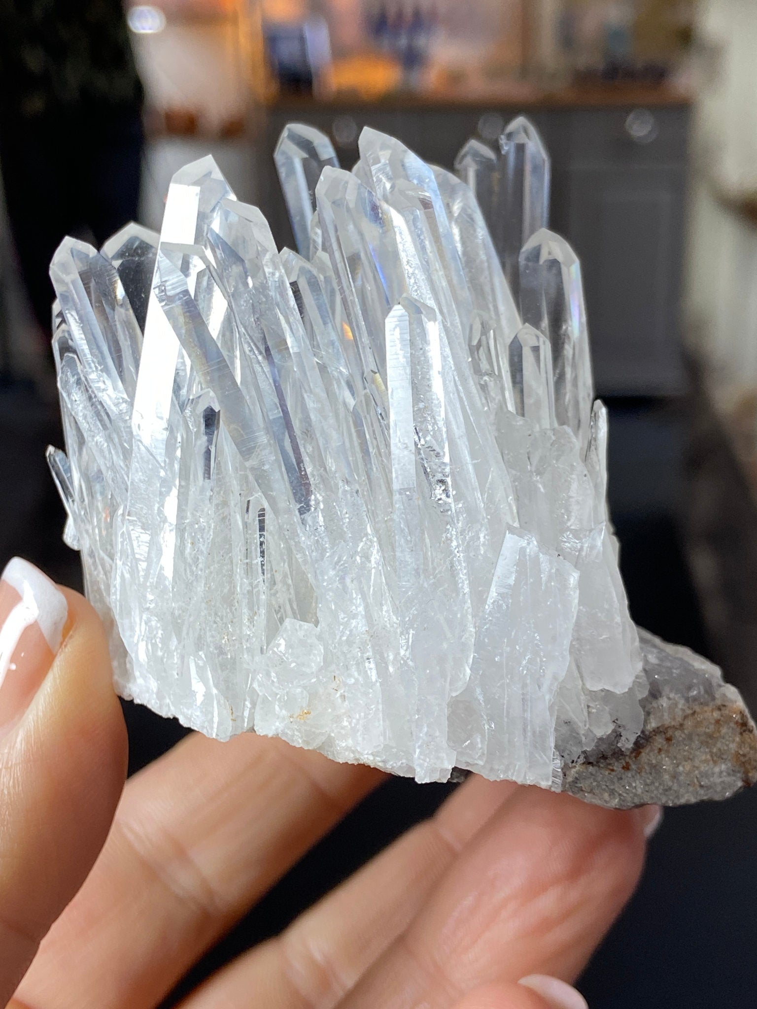 Alpha Lemurian Light Quartz Cluster