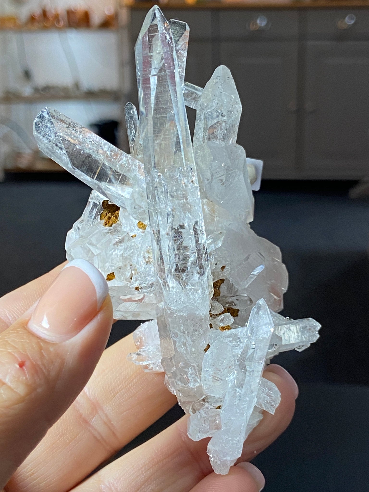 Alpha Lemurian Light Quartz Cluster