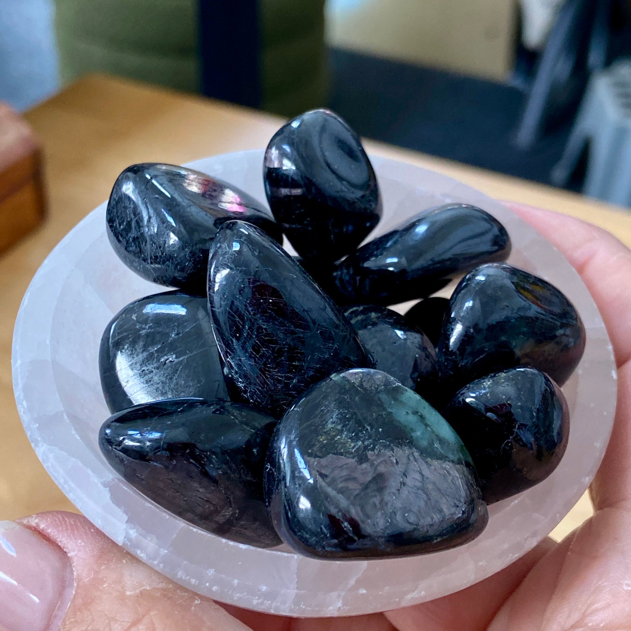 Hypersthene Tumbled Stones - Canada