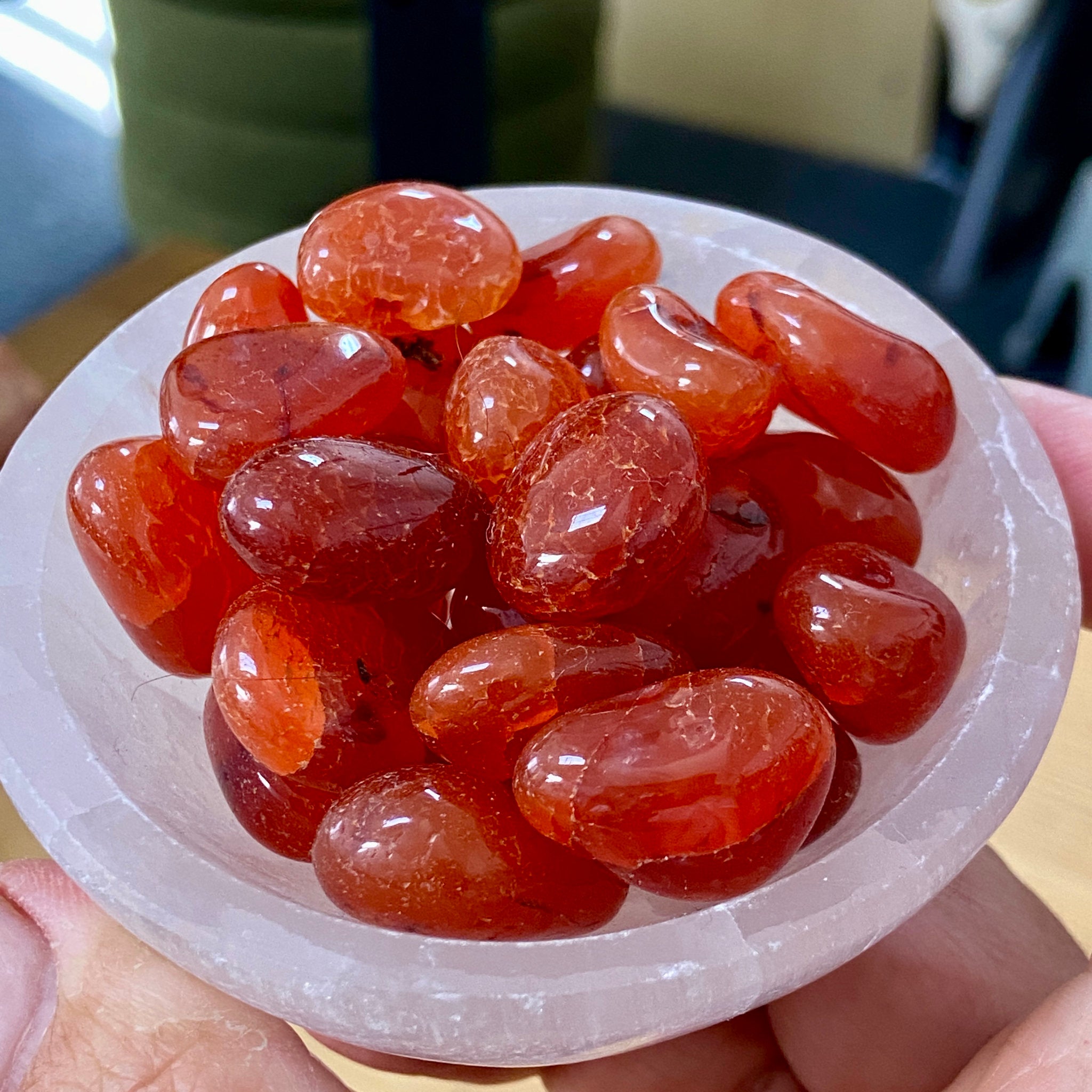 Carnelian Tumbled Stones - Brazil